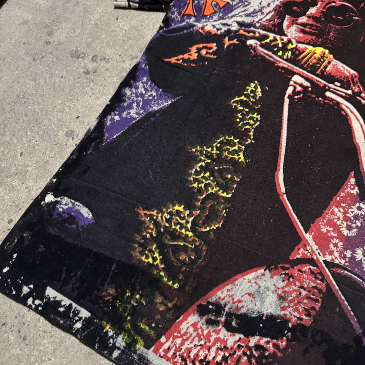 Band Tees × Vintage Vintage Mosquitohead Acid Wash Janis Joplin Tee stedman Size US L / EU 52-54 / 3 - 2 Thumbnail