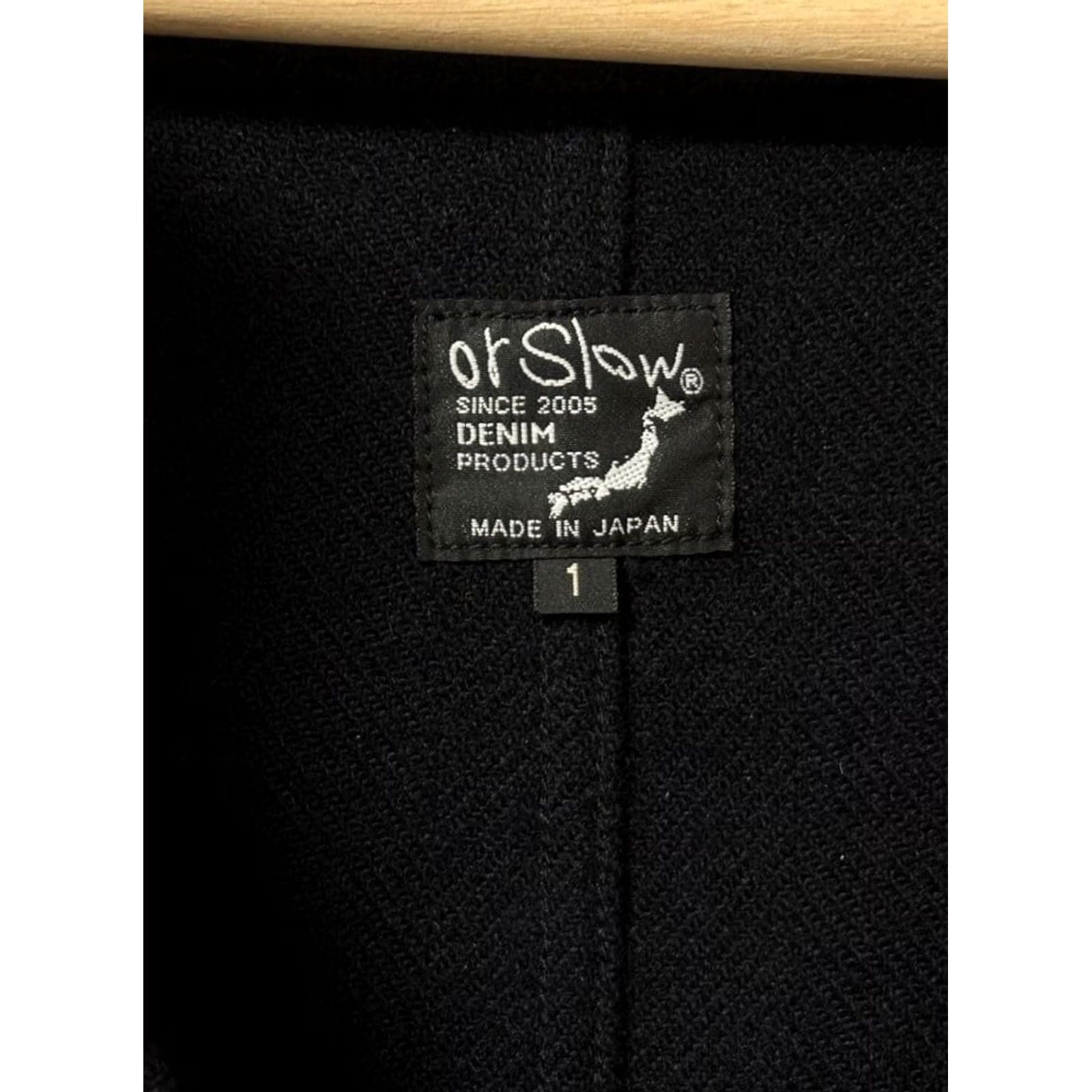 Orslow OrSlow Collarless Wool Coat Fishtail Black Made in Japan Men's Size S Size US S / EU 44-46 / 1 - 4 Thumbnail