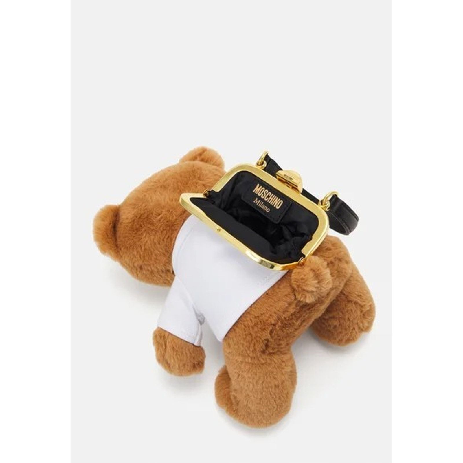 Moschino AW24 Moschino Couture Plush Teddy Bear Handle Crossbody Bag Size ONE SIZE - 7 Thumbnail