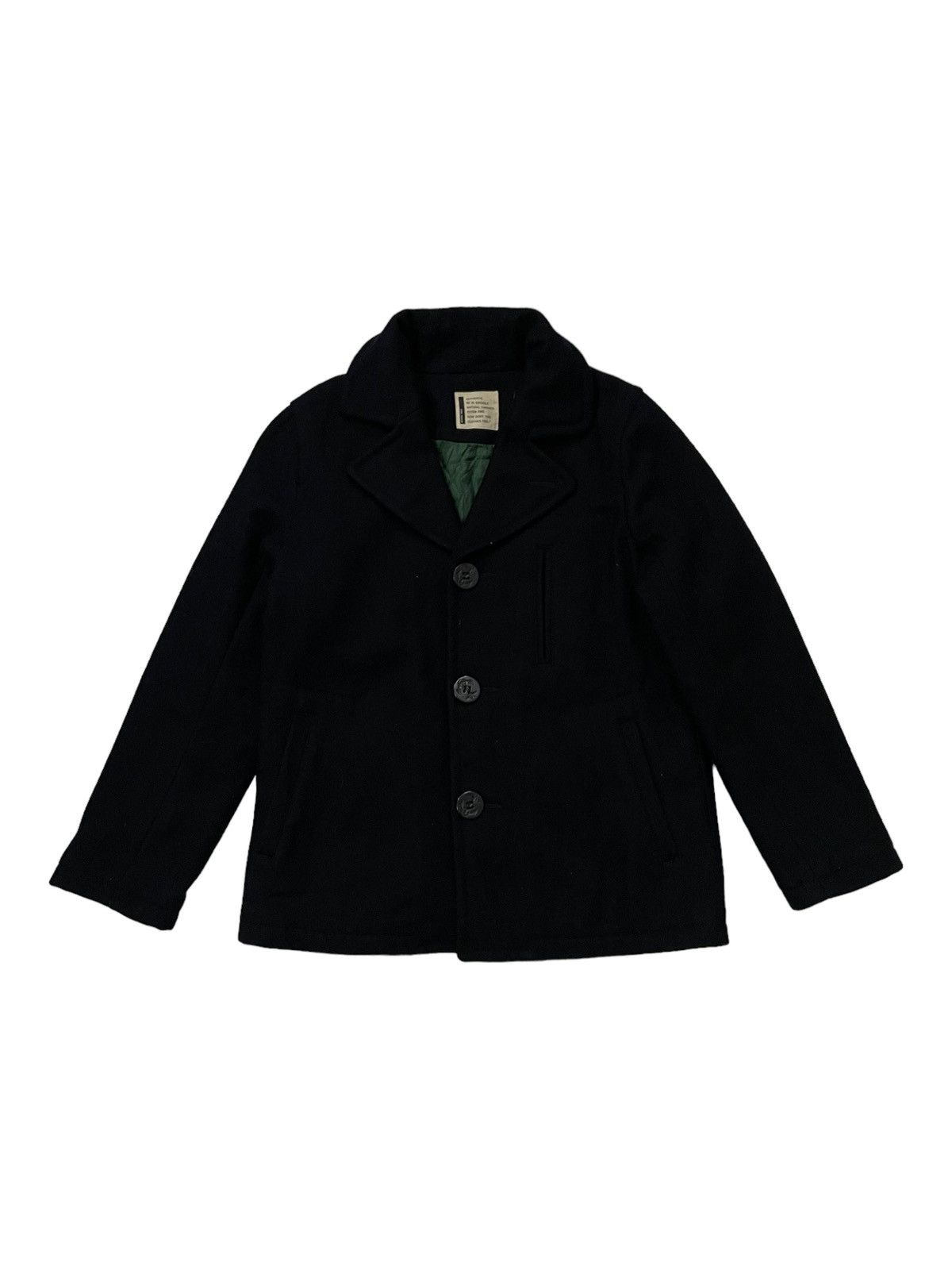 Japanese Brand Cube Sugar Wool Bondage Punk Winter Coat Jacket Size US M / EU 48-50 / 2 - 1 Thumbnail