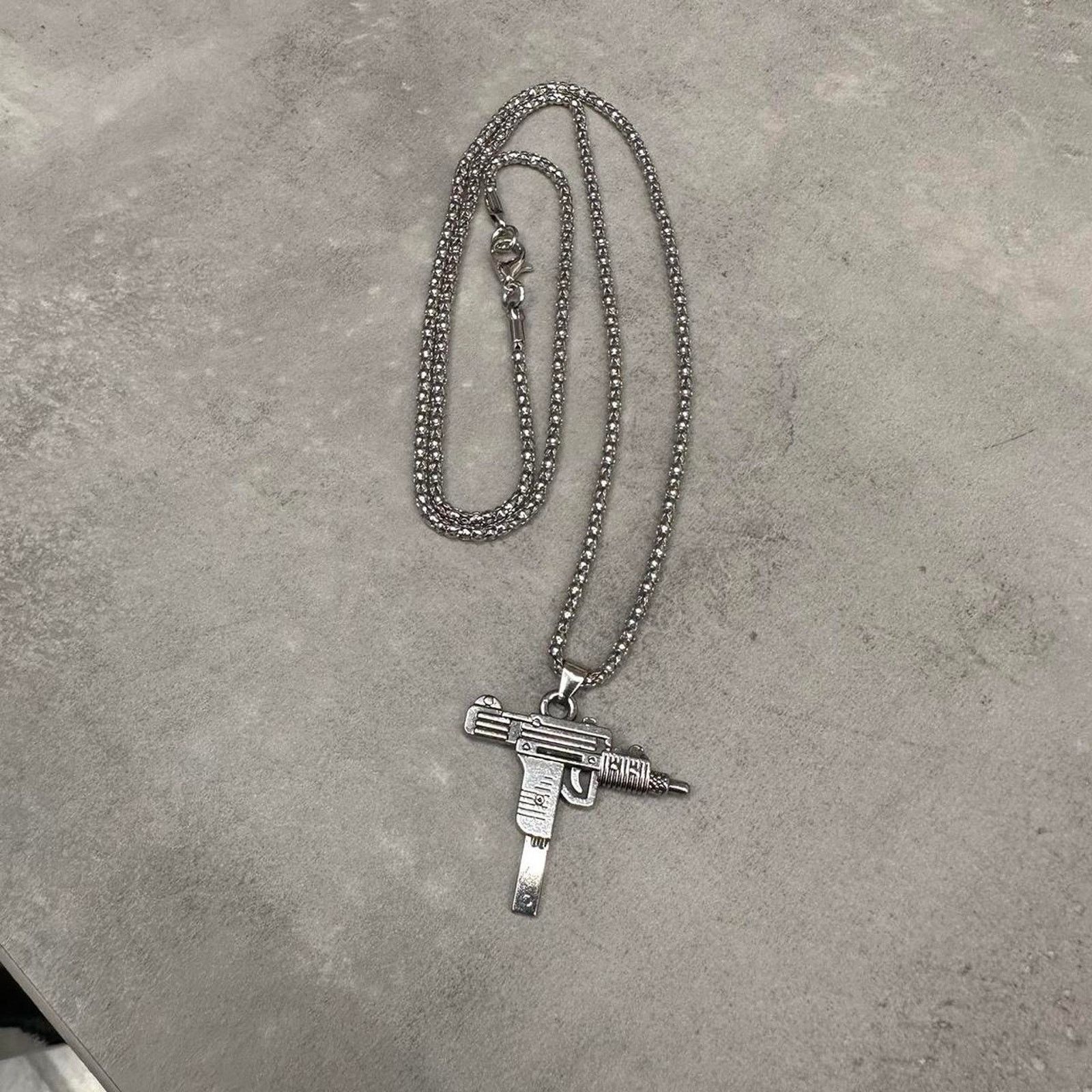Other Y2k silver mini uzi necklace Size ONE SIZE - 3 Thumbnail