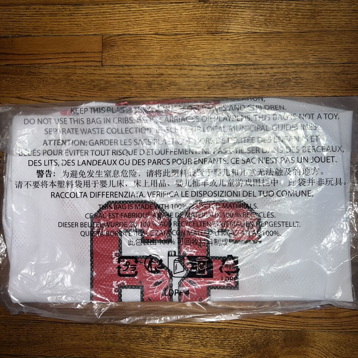 Supreme Supreme Bandana Football Jersey White Size Extra Extra Large Size US XXL / EU 58 / 5 - 6 Thumbnail