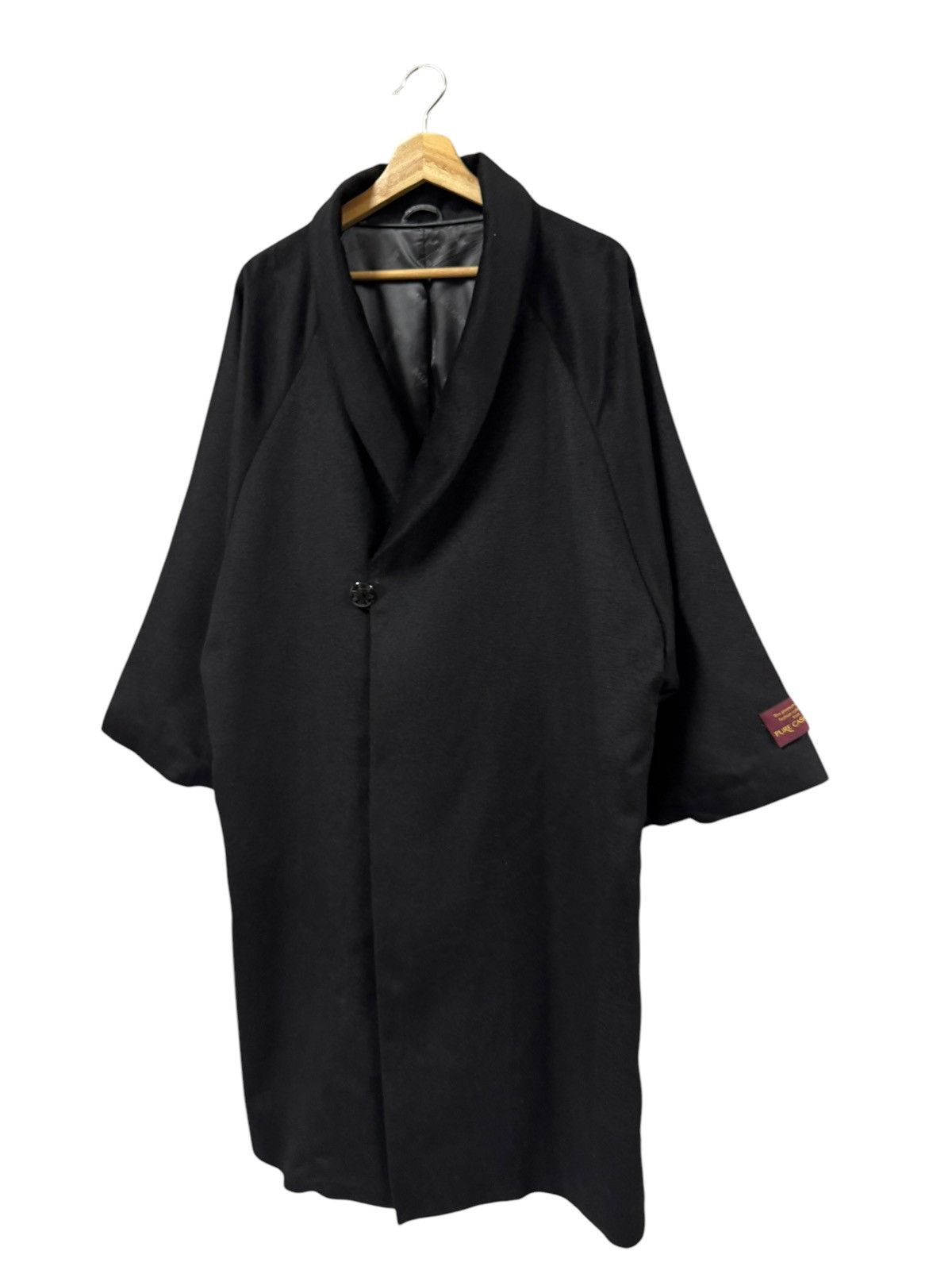 Balmain × Vintage Vtg🔥Balmain Paris Pure Cashmere Buttoned Longjacket Kimono Size US M / EU 48-50 / 2 - 18 Thumbnail