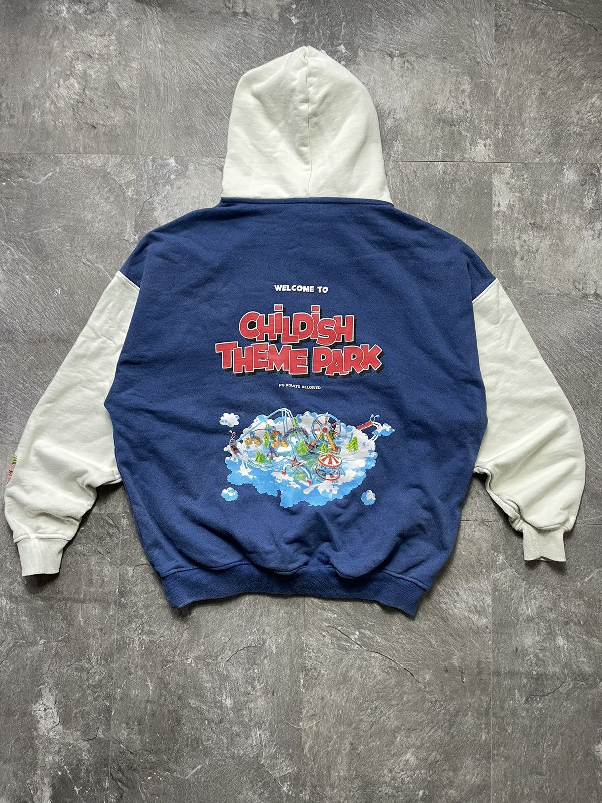 CHILDS Vintage rare Y2k Childish Theme Park TGF Bro Hoodie Size M Size US M / EU 48-50 / 2 - 8 Thumbnail