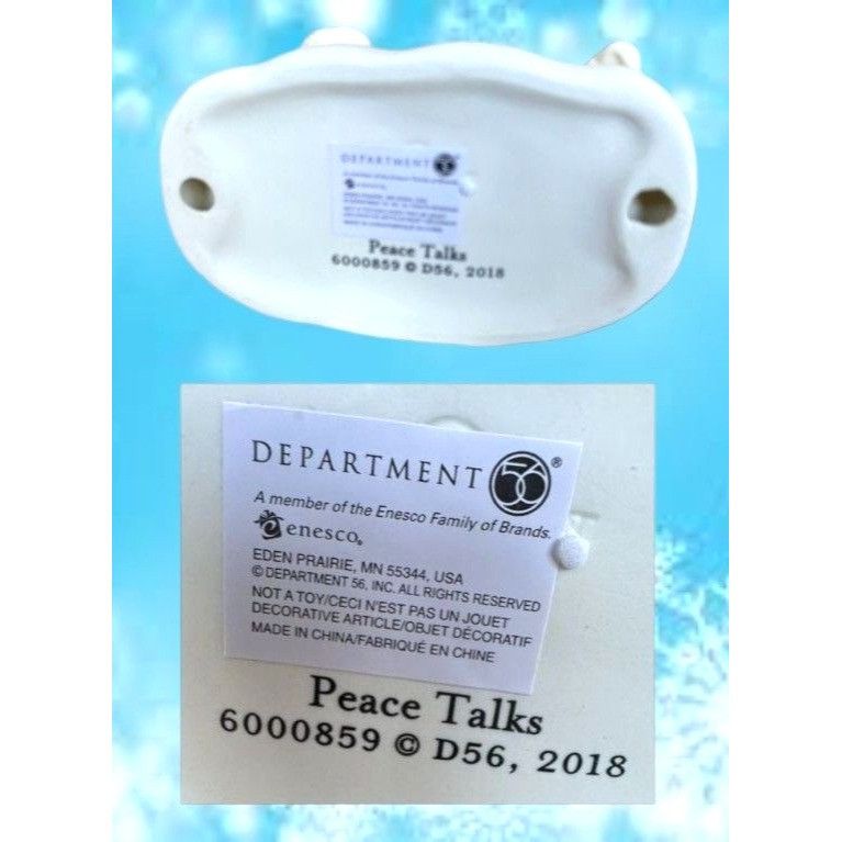 Other Department 56 Peace Talks Snowbaby Figurine 2018 Enesco Chri Size ONE SIZE - 9 Thumbnail