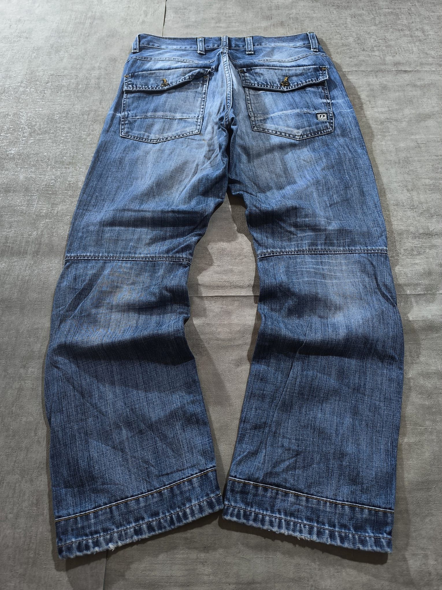 Vintage VINTAGE 3D KNEE DISTRESSED JEANS Size US 32 / EU 48 - 2 Thumbnail