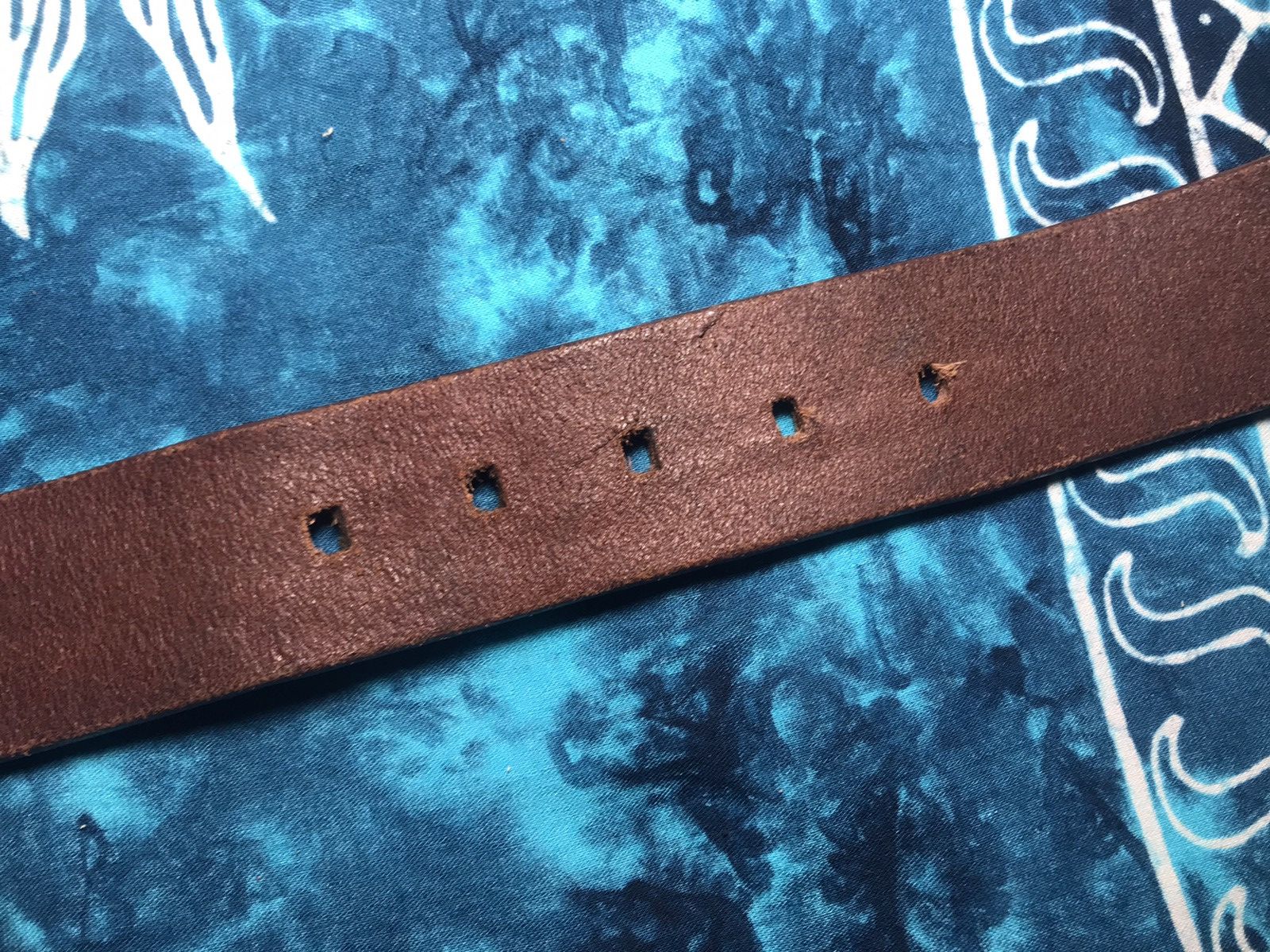 Energie Y2K Vintage Leather Belt Rodeo ENERGIE Size 32 - 14 Thumbnail