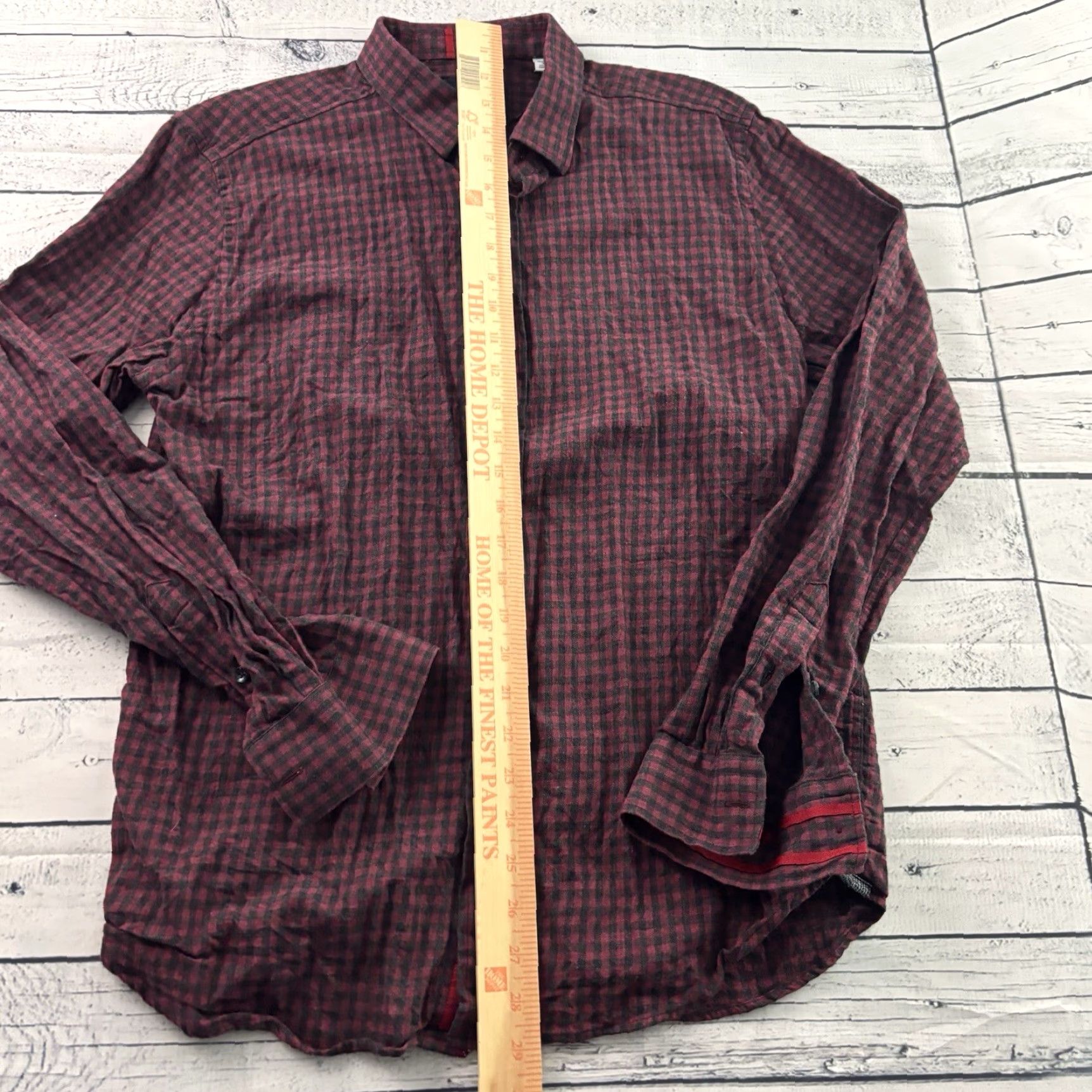 Robert Graham Robert Graham Plaid Button-Up Long Sleeve Flannel Shirt Mens Large Red Size US L / EU 52-54 / 3 - 3 Thumbnail