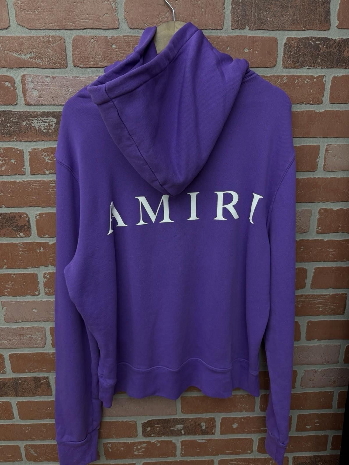 Amiri Amiri Men's Purple Logo Pullover Hoodie Sweater Size Medium Size US M / EU 48-50 / 2 - 8 Thumbnail