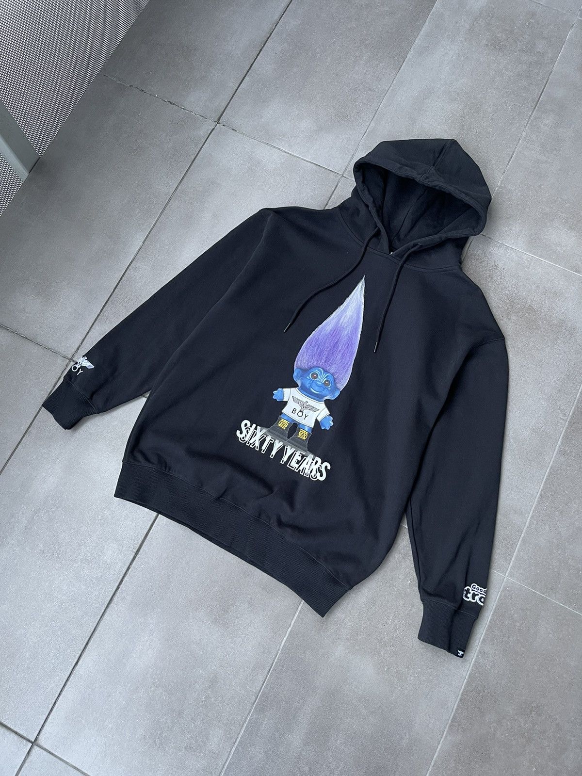 Boy London Boy London X Trolls 60 Anniversary Logo Movie Black Hoodie Size US M / EU 48-50 / 2 - 7 Thumbnail