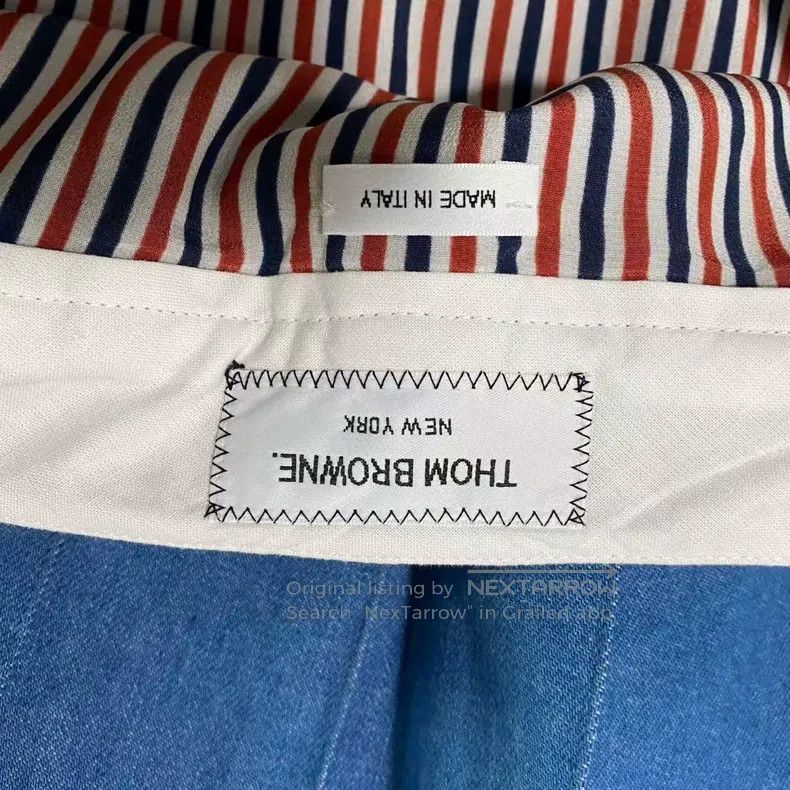 Thom Browne Thom Browne Classic denim pleated skirt Size 26" / US 2 / IT 38 - 6 Thumbnail