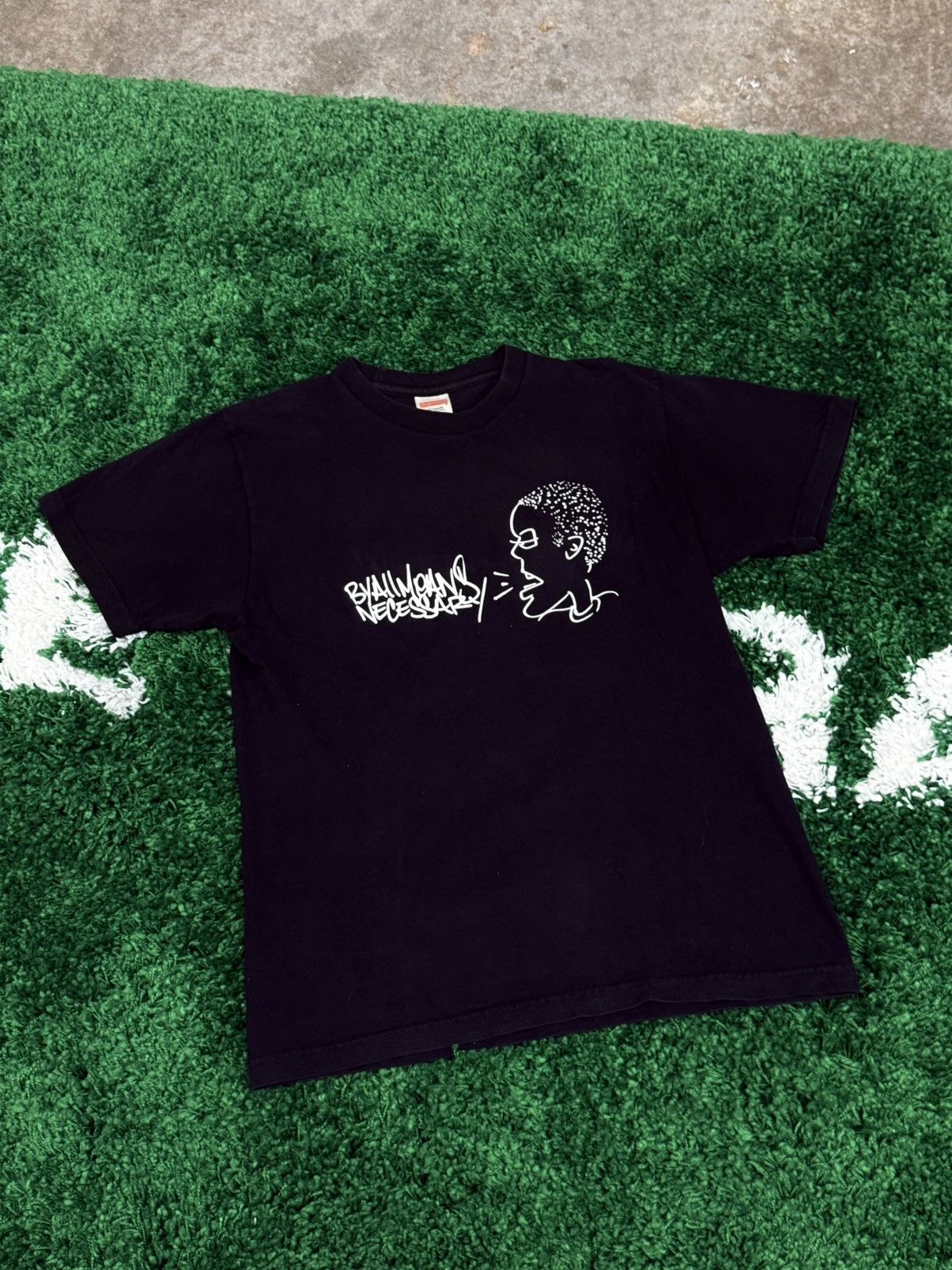 Supreme Supreme x KRS ONE By Any Means Necessary Tee Black FW14 Size US M / EU 48-50 / 2 - 3 Thumbnail