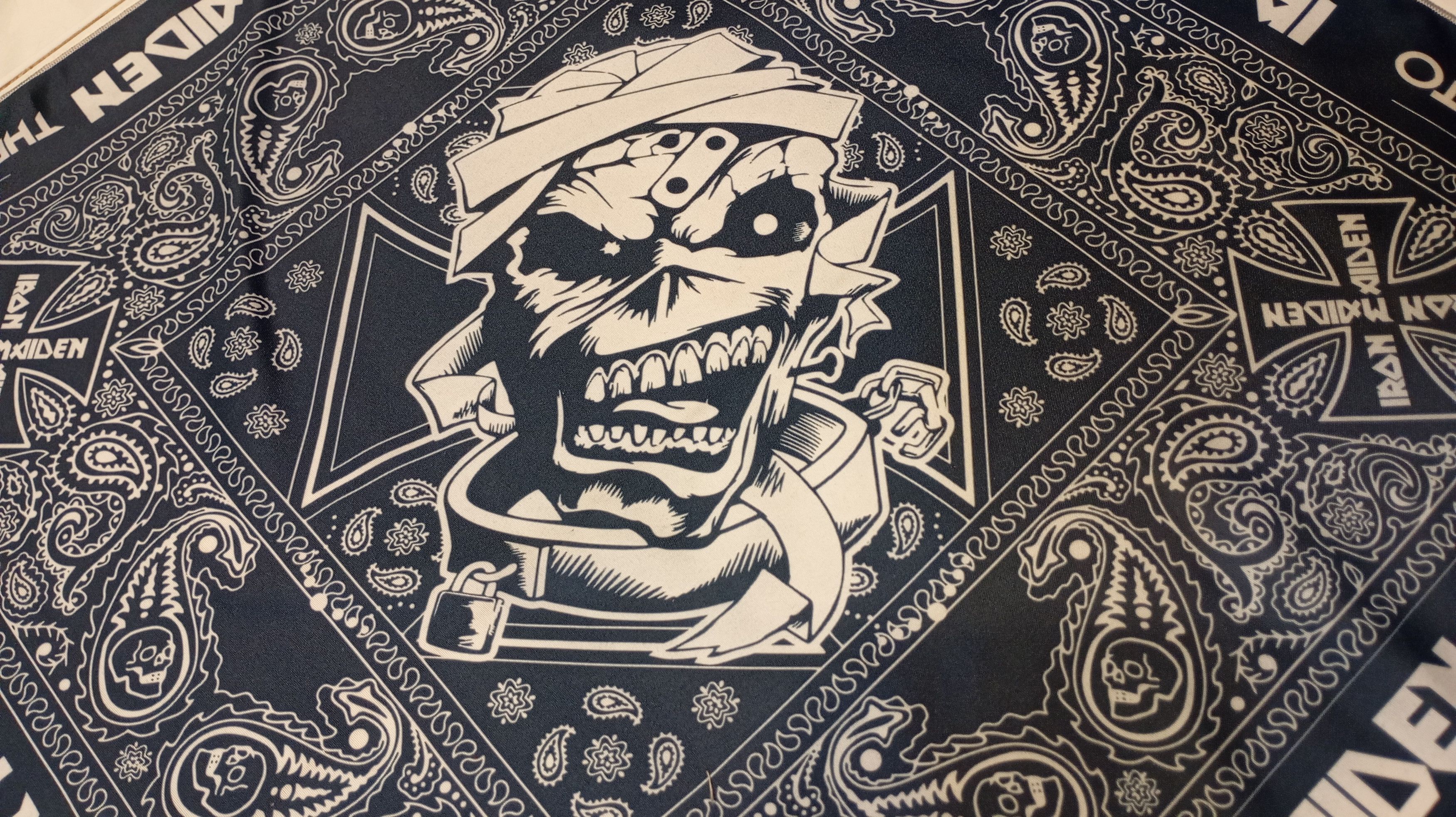 Band Tees Skulls Bandana Handkerchief Size ONE SIZE - 5 Thumbnail