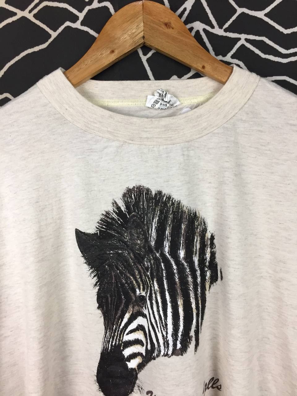Vintage Vtg 90s Go Wild Zebra Tee Victoria Falls Souvenir Shirt Size US XXL / EU 58 / 5 - 3 Thumbnail