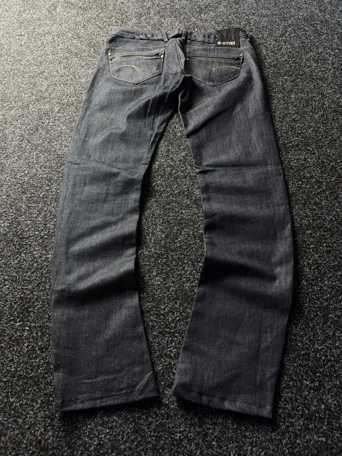 G-Star G-Star Raw Slim Fit Dark Wash Jeans Y2K Techwear Style Size 30" / US 8 / IT 44 - 9 Thumbnail