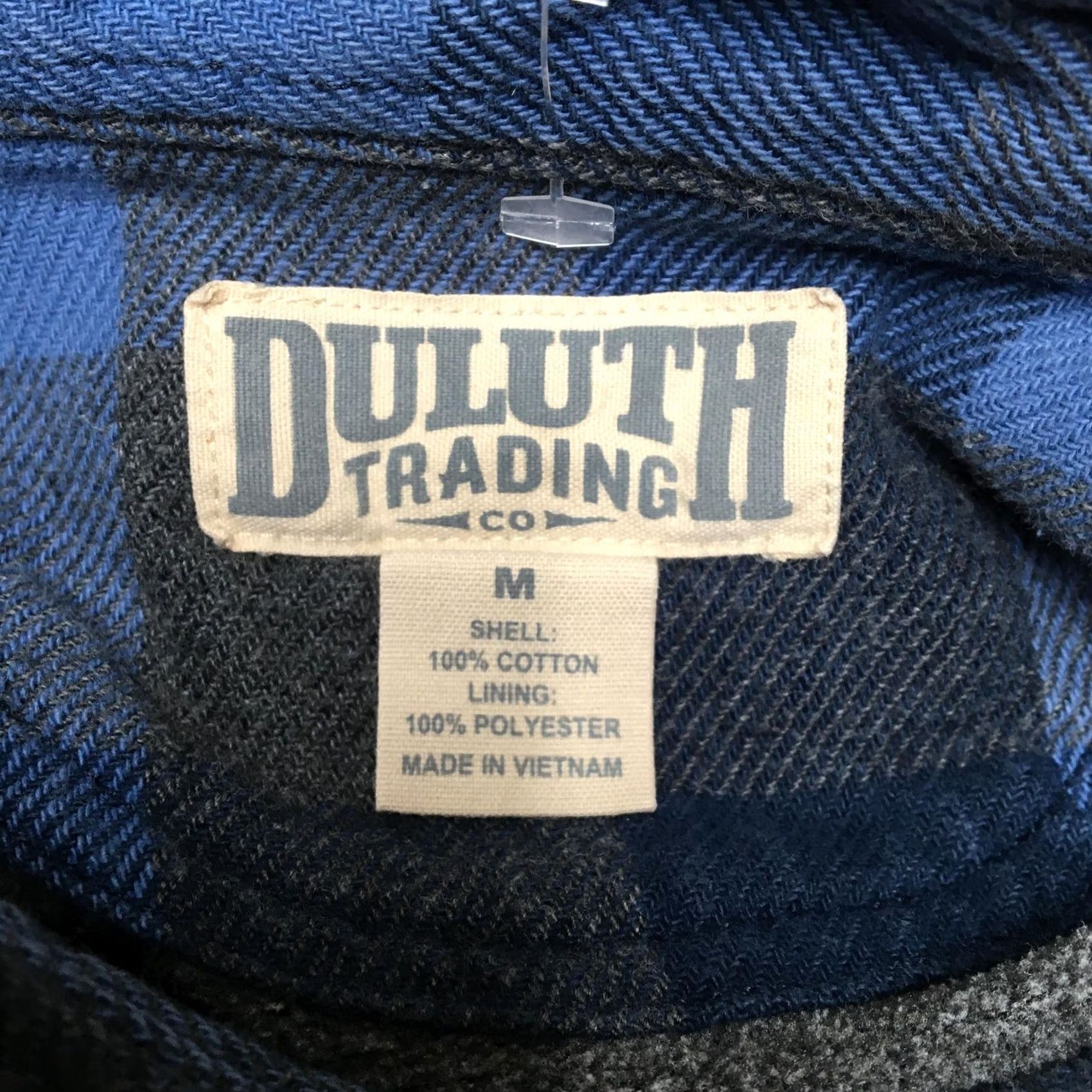 Duluth Trading Company Duluth Trading Shirt Jacket Mens Medium Blue Plaid Flannel Lined Snap Insulated workwear casual Cow Size US M / EU 48-50 / 2 - 4 Thumbnail