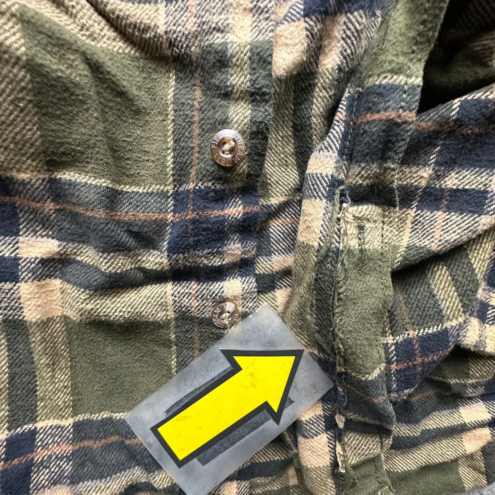 Field & Stream Field & Stream Flannel Button Up Shirt Men Large Plaid Green Size US L / EU 52-54 / 3 - 7 Thumbnail