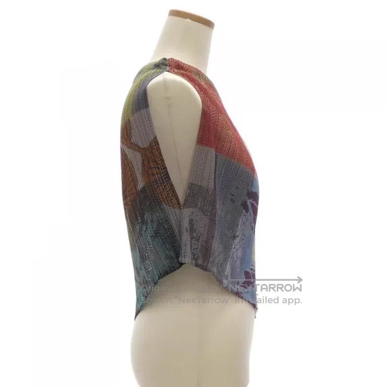 Issey Miyake Issey Miyake Color Block Shawl Coat Size S / US 4 / IT 40 - 4 Thumbnail