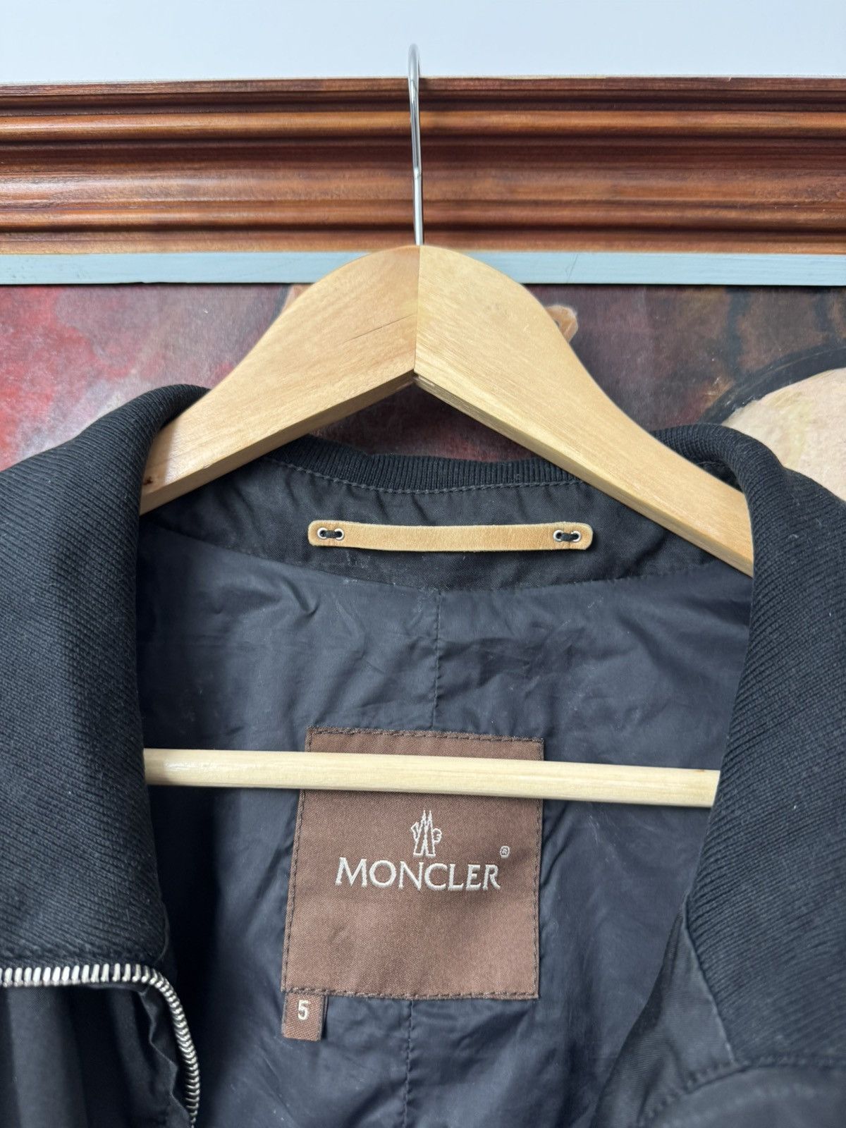 Moncler Vintage Y2K MONCLER Jacket Designer Luxury Basic Black Size L / US 10 / IT 46 - 4 Thumbnail