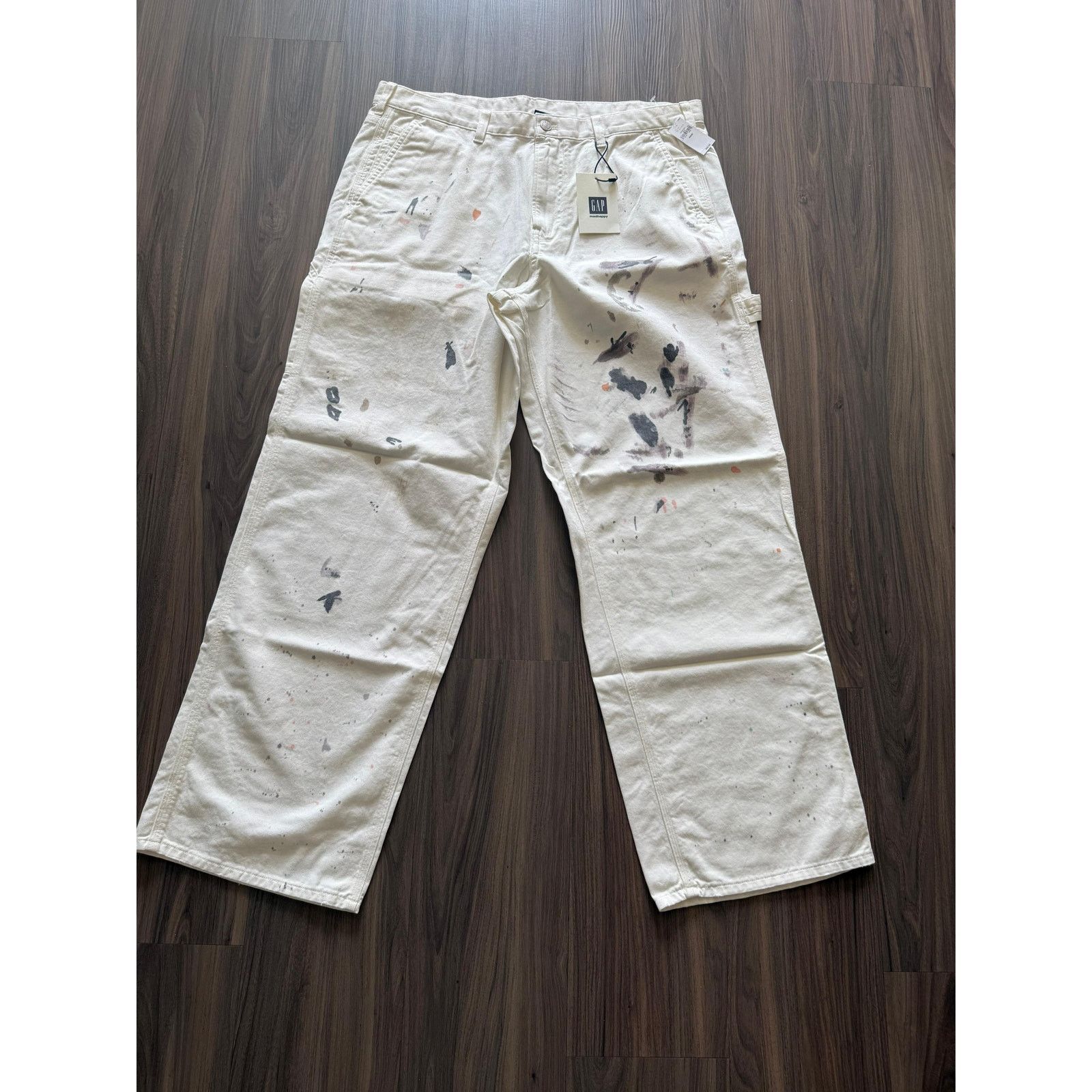 Gap Gap x Madhappy Painter Carpenter Pants White NWT Size US 36 / EU 52 - 1 Thumbnail