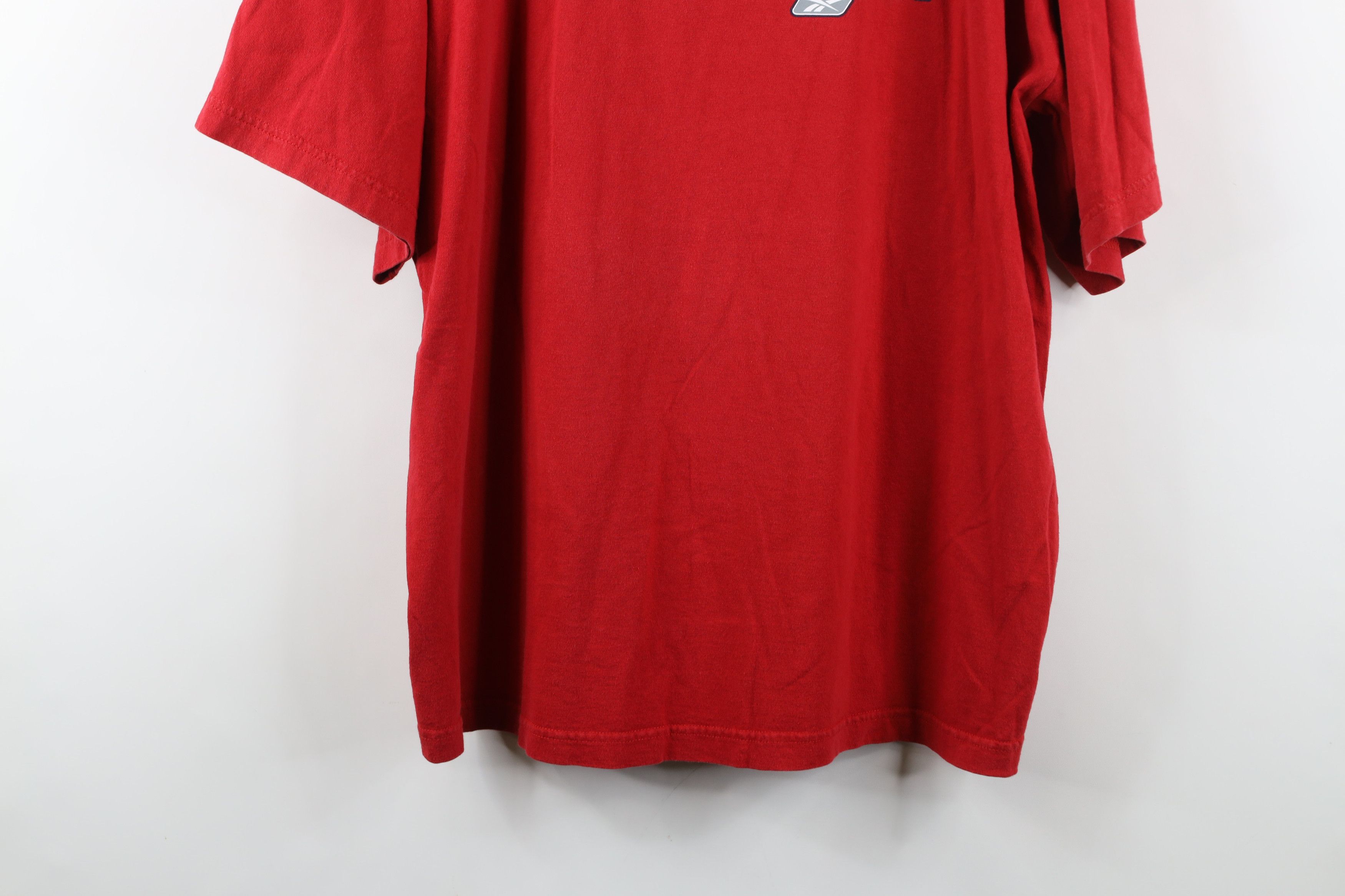 Reebok × Vintage Vintage 90s Y2K Reebok Athletics Spell Short Sleeve T-Shirt Size US XL / EU 56 / 4 - 3 Thumbnail