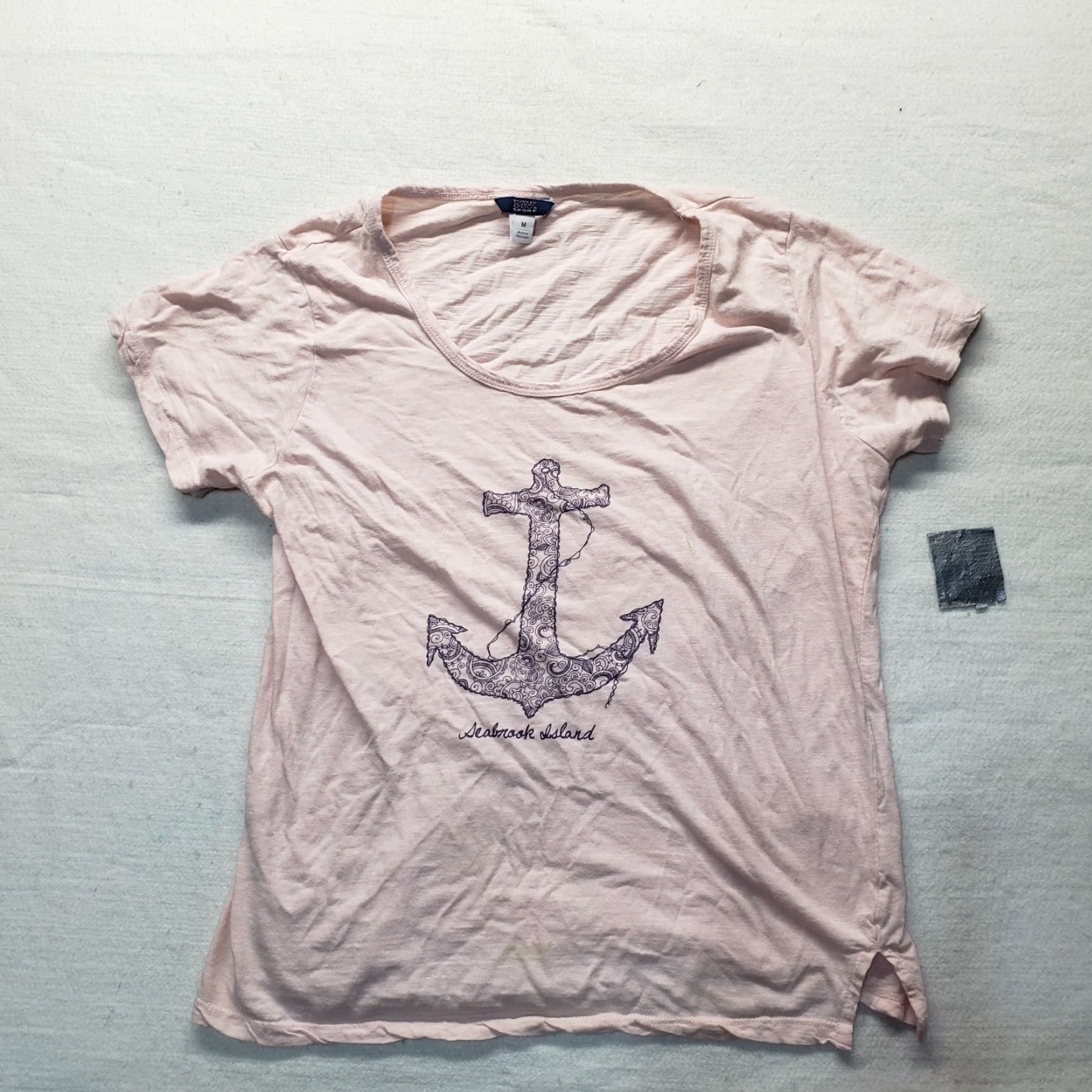 Pinko VINTAGE Seabrooke Island Pink Vacation Beach Shirt Short Sleeve Adult Women's M Medium Size M / US 6-8 / IT 42-44 - 2 Thumbnail