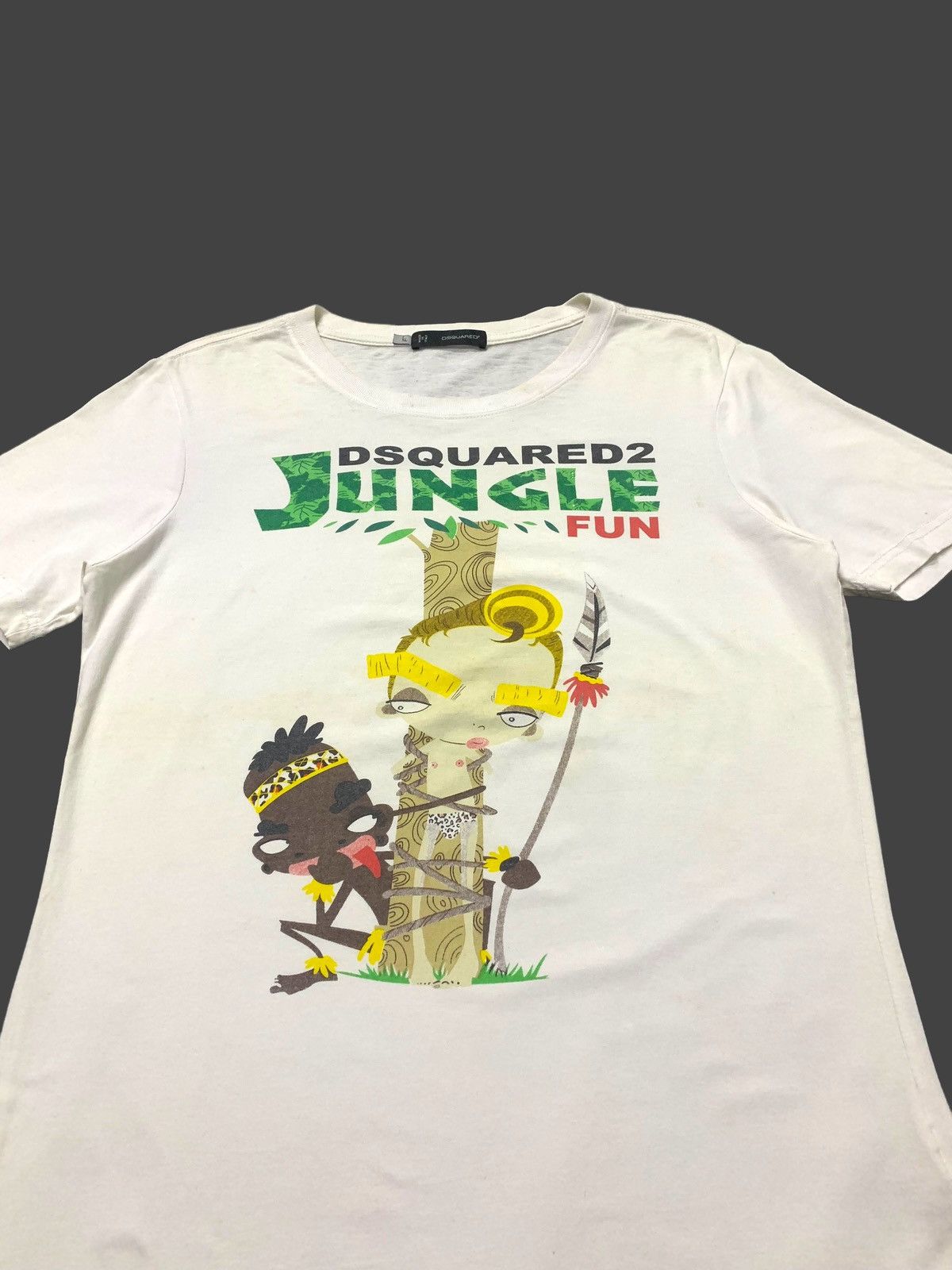 Dsquared2 × Hysteric Glamour Dsquared2 Jungle Fun Graphics Tshirt Size XL / US 12-14 / IT 48-50 - 3 Thumbnail