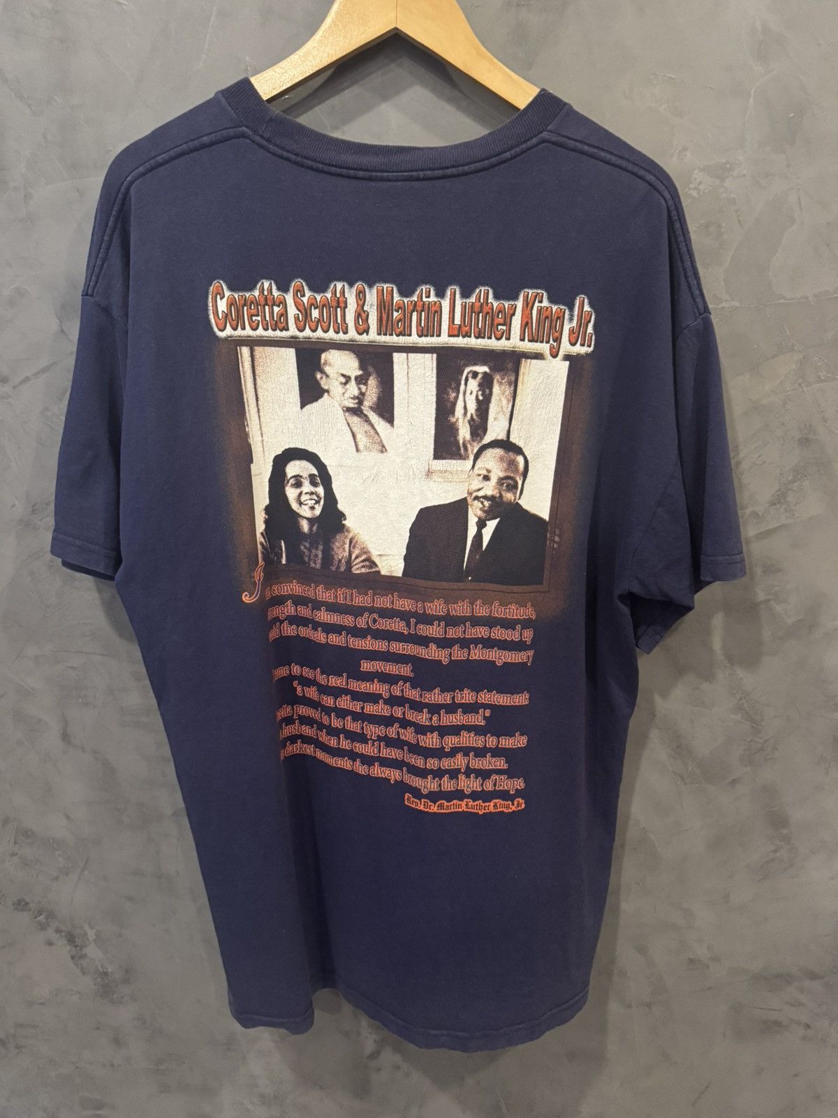 Fruit Of The Loom × Other × Vintage Vintage Martin Luther King T-Shirt Size US XL / EU 56 / 4 - 4 Thumbnail