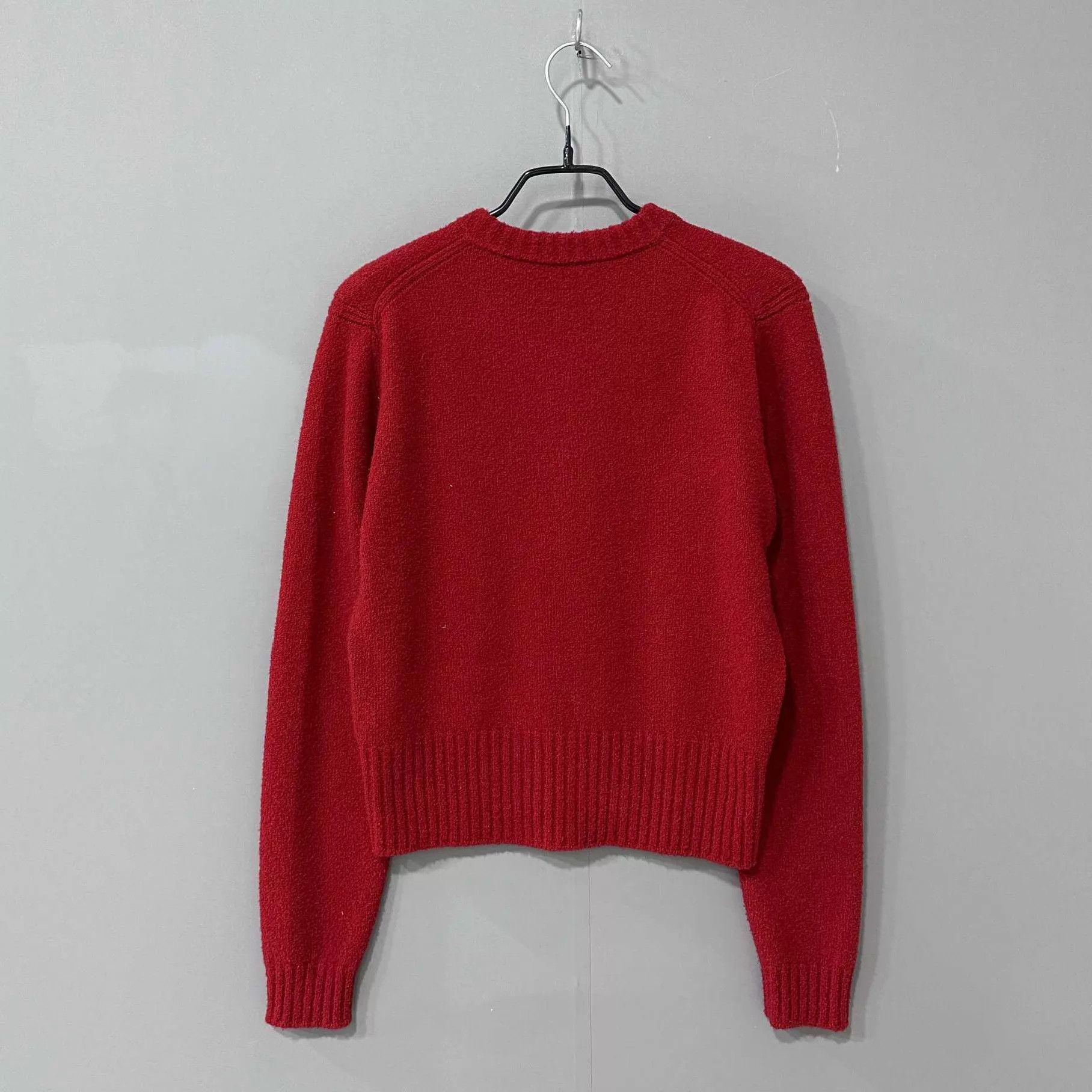Louis Vuitton LV Red Single-Breasted Knit Jacket S 26 Size S / US 4 / IT 40 - 3 Thumbnail