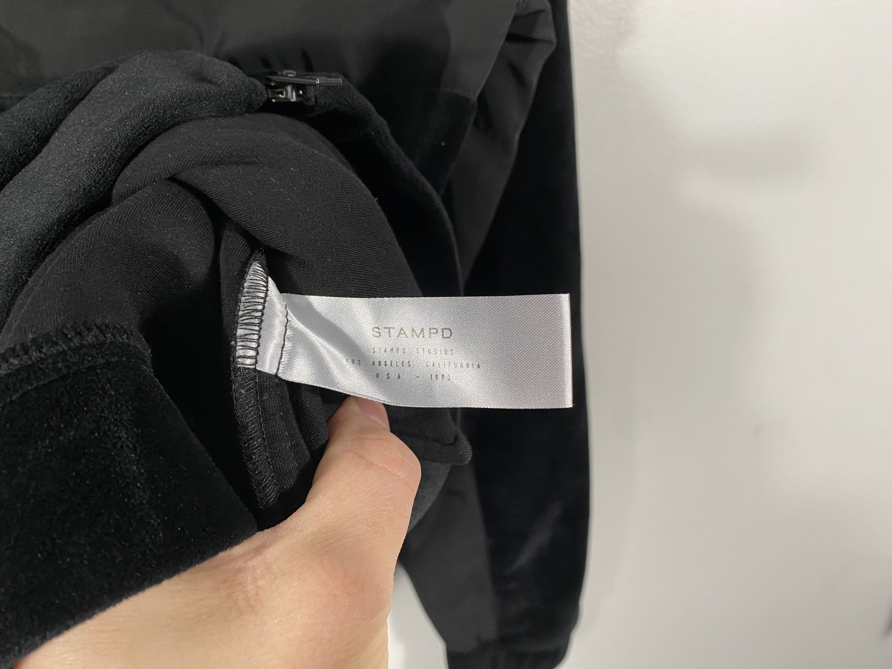 Stampd Stampd LA Heavy Velour Track Jacket black / gray Size US M / EU 48-50 / 2 - 5 Thumbnail
