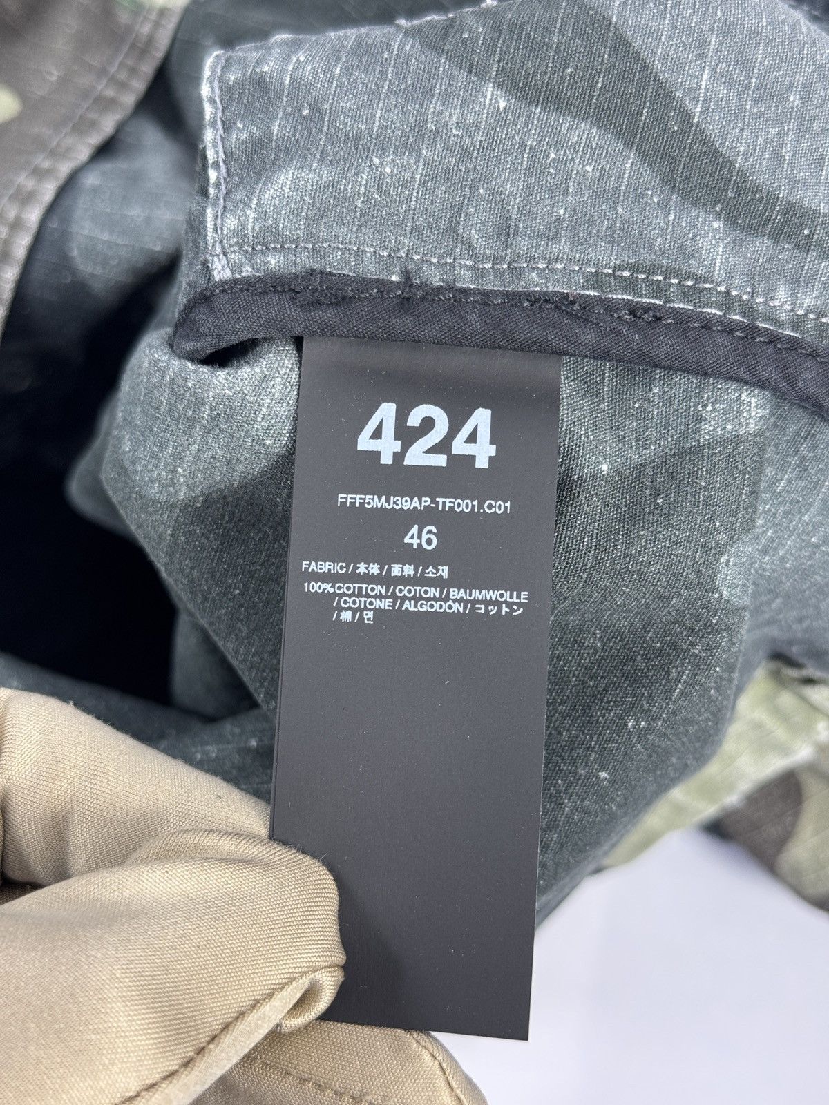424 Camouflage-Print Cotton-Ripstop Hooded Jacket Size US M / EU 48-50 / 2 - 11 Thumbnail