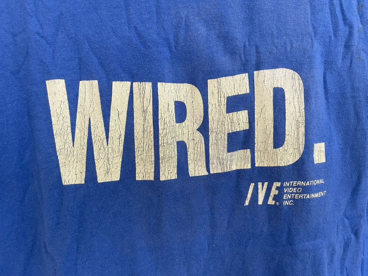 Vintage Vintage 80s Wired. IVE Blue. Buzzed. Crazed. T shirt Size US L / EU 52-54 / 3 - 5 Thumbnail