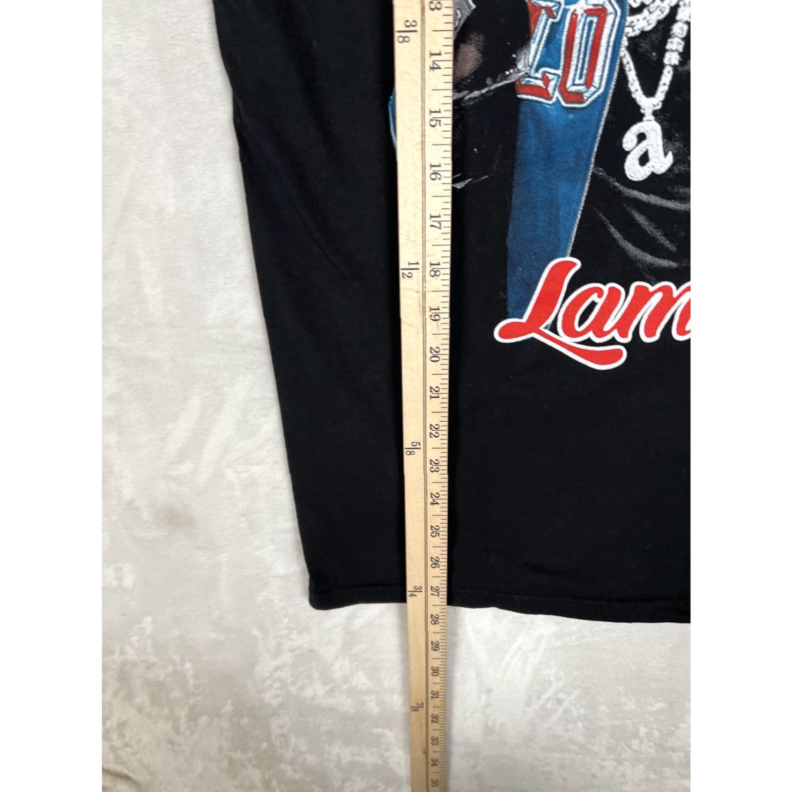 Fruit Of The Loom Kendrick Lamar T-Shirt Mens Medium Black 2025 Grand National Tour SZA Graphic Shirt Mens Black Graphic Print Concert Tour Size US M / EU 48-50 / 2 - 6 Thumbnail