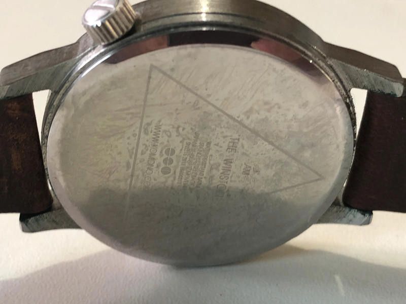 Komono Komono Estelle Pastel silver dial brown leather strap watch Size ONE SIZE - 5 Thumbnail