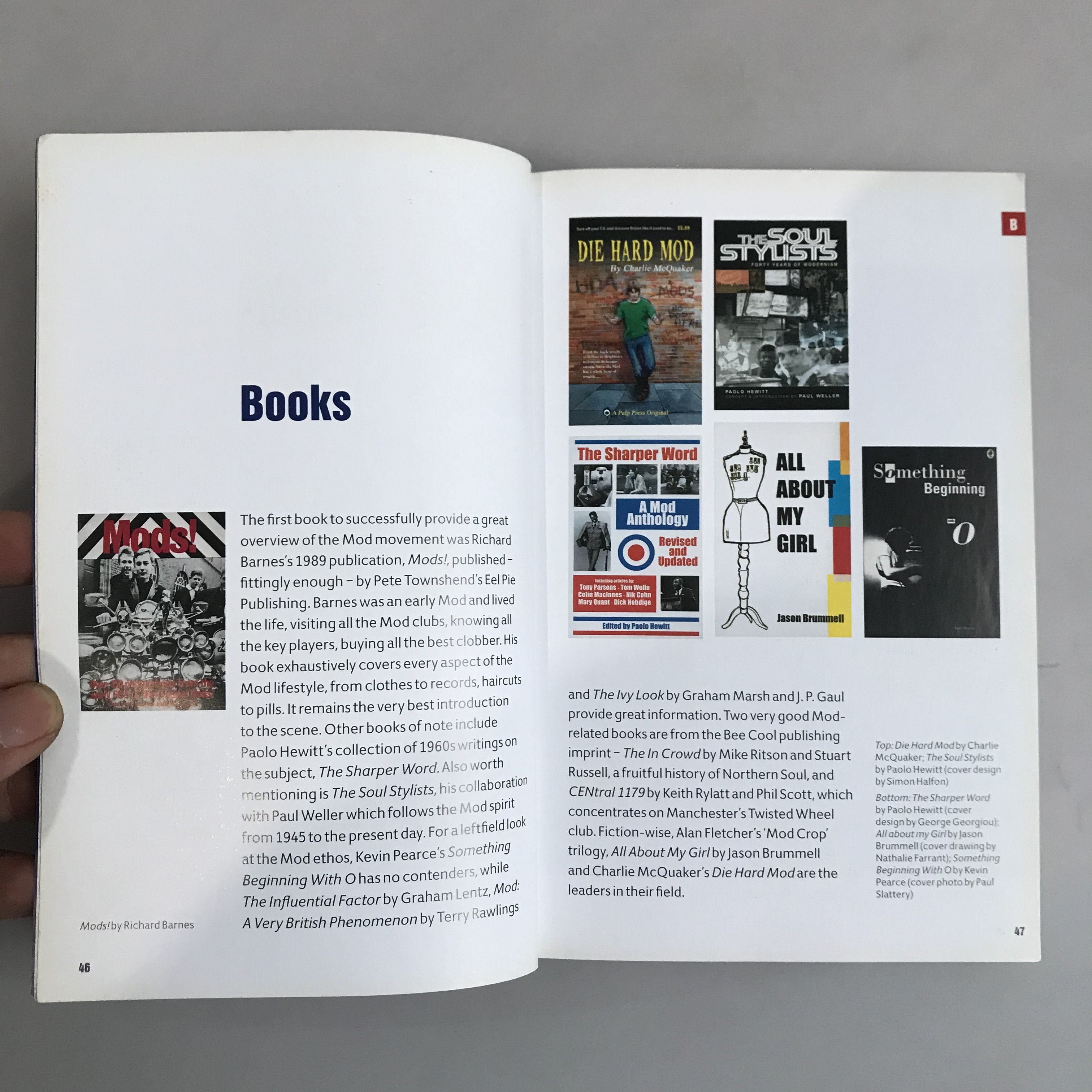 Other UK A to Z of Mod mods book by Mark Baxter and Paolo Hewiitt Size ONE SIZE - 6 Thumbnail