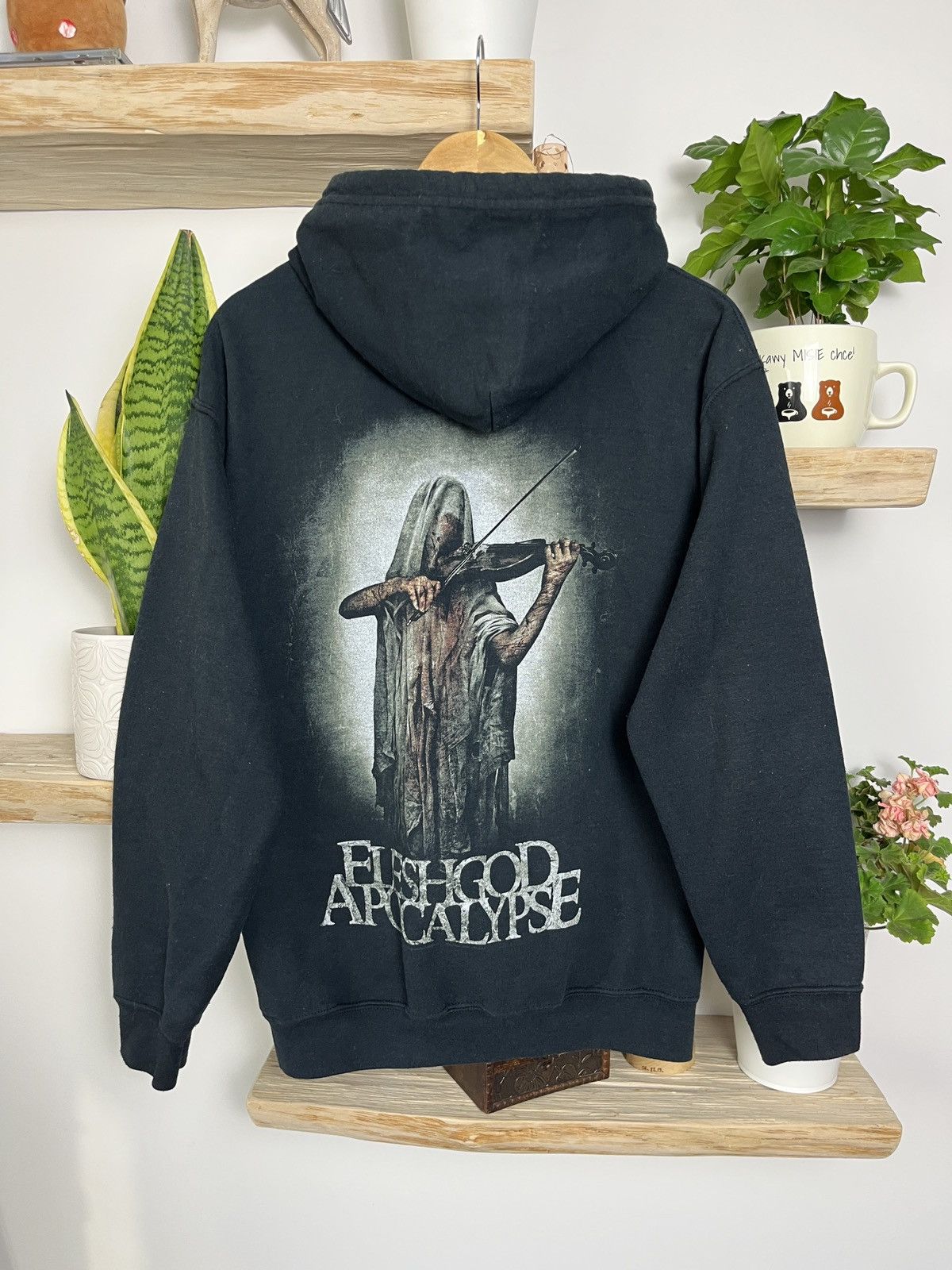 Band Tees Vintage Fleshgod Apocalypse Rock Band zip hoodie metal rare Size US M / EU 48-50 / 2 - 2 Thumbnail