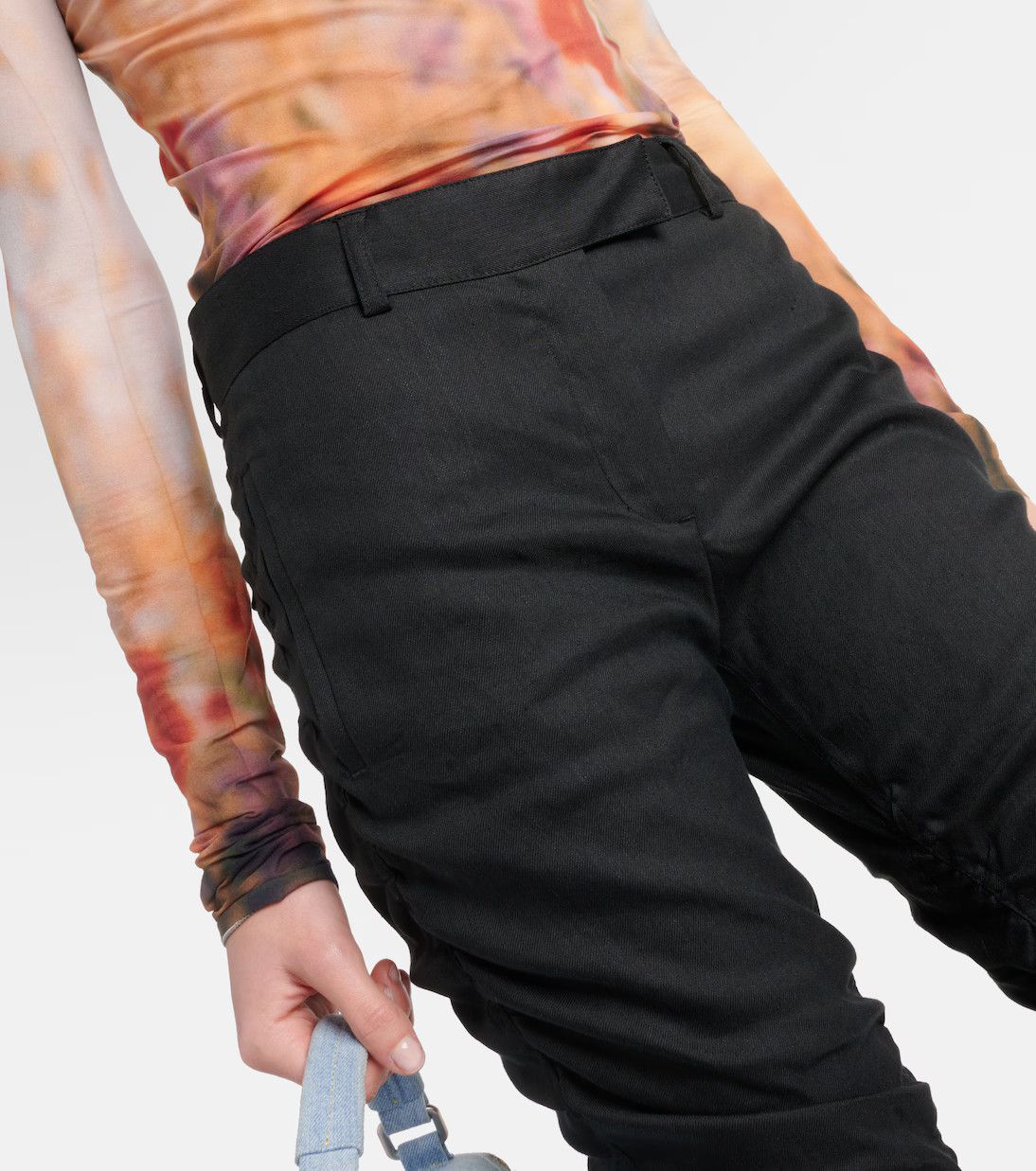 Acne Studios o1y0725 Casual Pant in Black Size 27" / US 4 / IT 40 - 2 Thumbnail