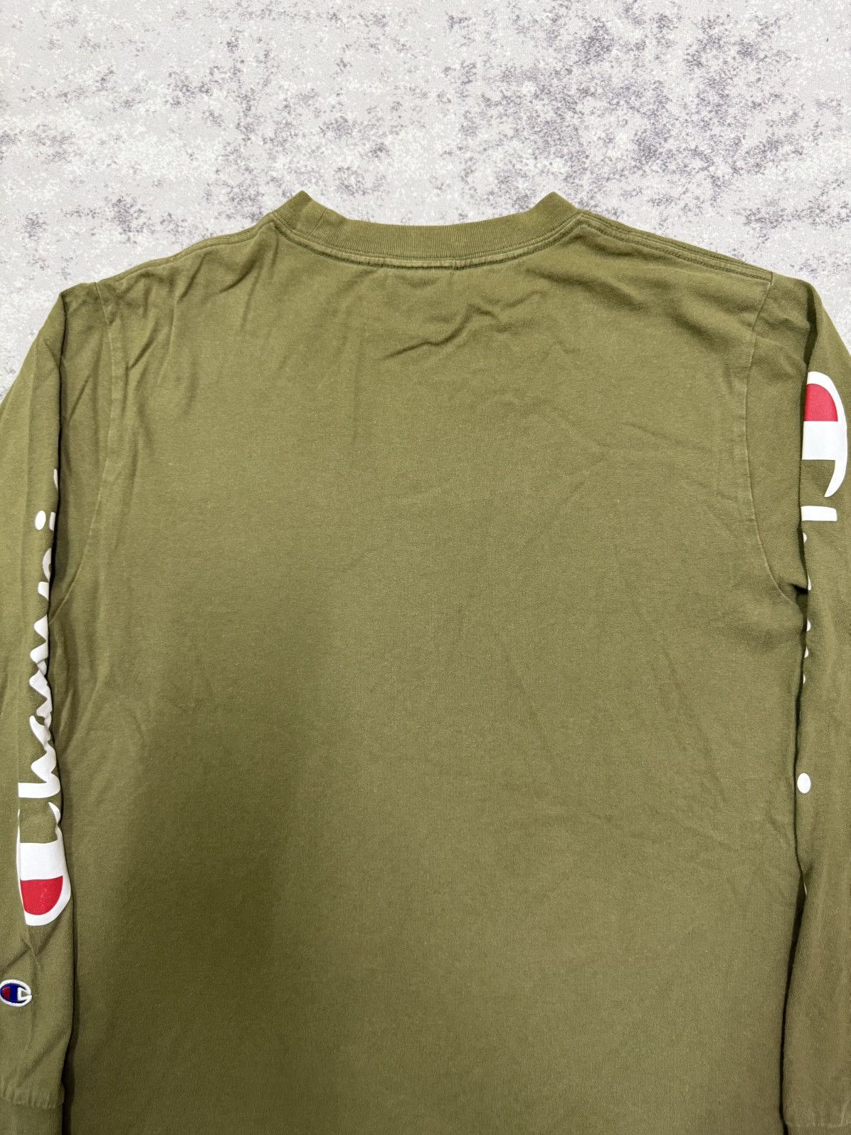 Champion Champion Spellout Logo Longsleeve Tshirt Size US S / EU 44-46 / 1 - 4 Thumbnail