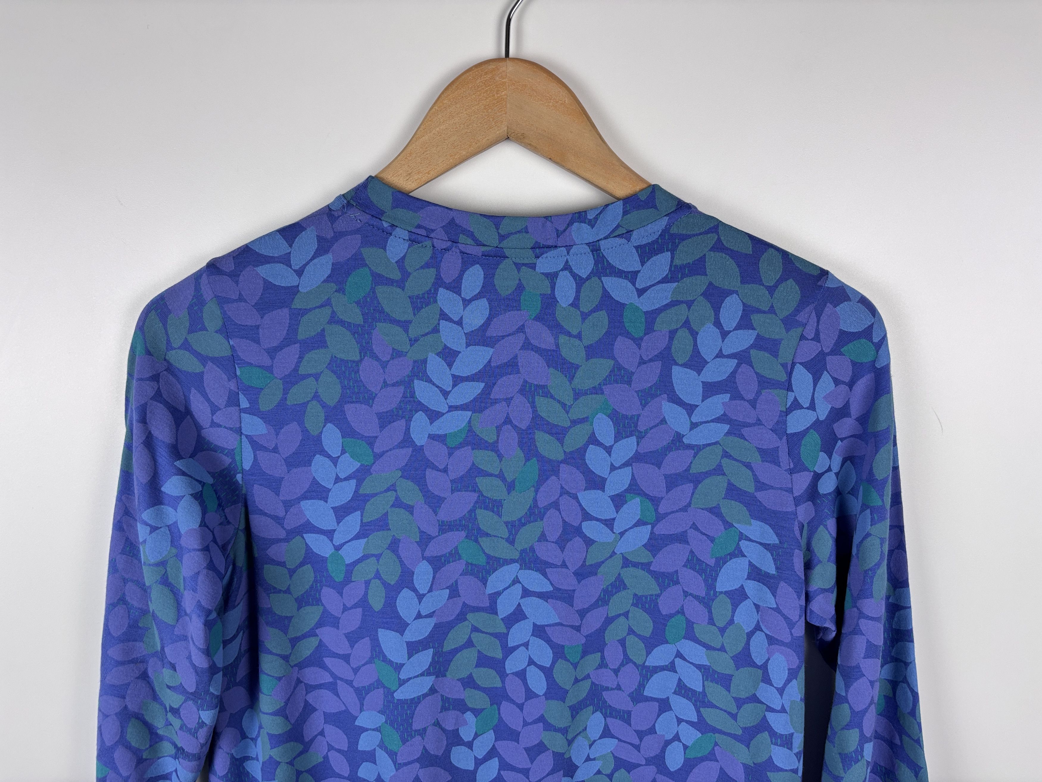 Gudrun Sjoden Gudrun Sjoden Floral Dress Tunic Stretch Tencel Blue Size S Size S / US 4 / IT 40 - 6 Thumbnail