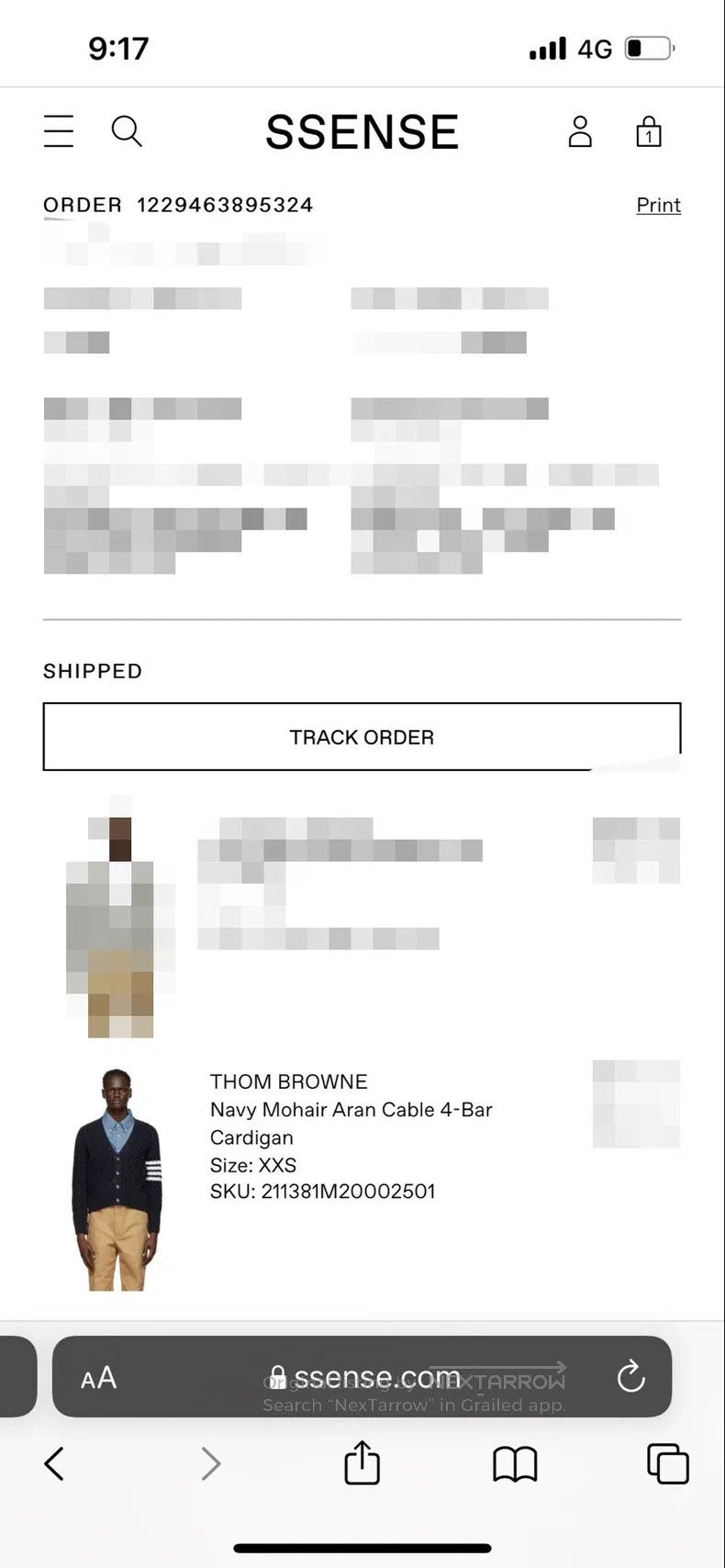 Thom Browne Thom Browne Men's navy blue collared knit cardigan with co Size US XS / EU 42 / 0 - 8 Thumbnail