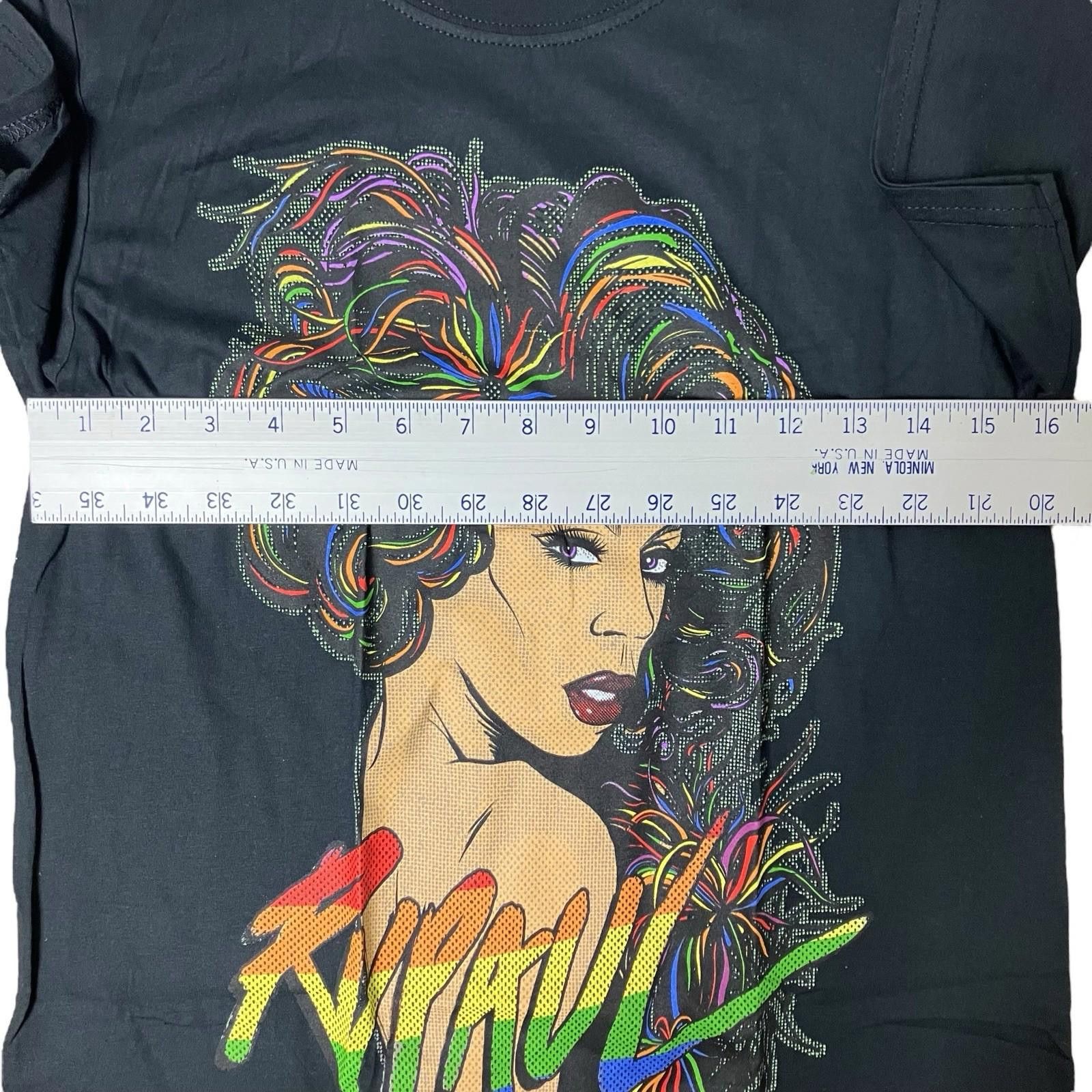 Designer Rupaul TShirt Mens S Rainbow Colorful Drag Queen Pride LGBTQ Size US S / EU 44-46 / 1 - 5 Thumbnail