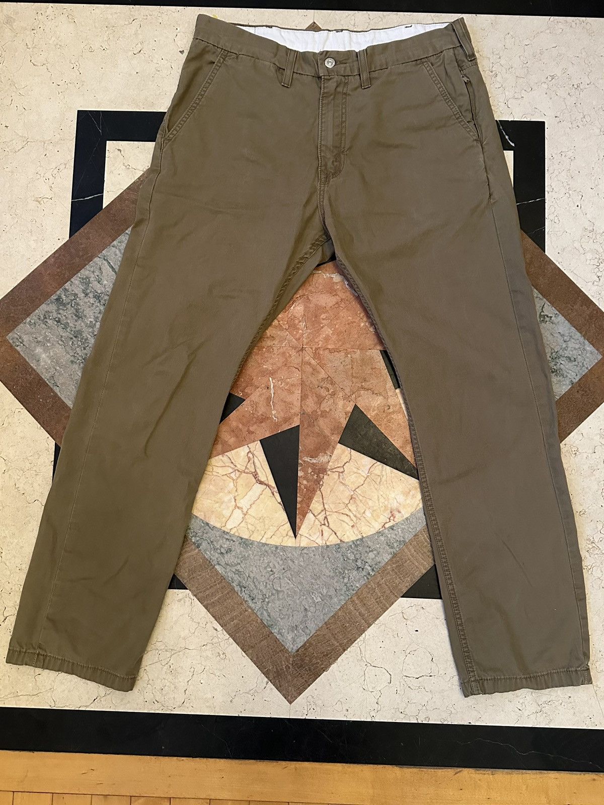Levi's × Vintage *RARE* Vintage Levi's White Tab Pants Size US 34 / EU 50 - 1 Thumbnail