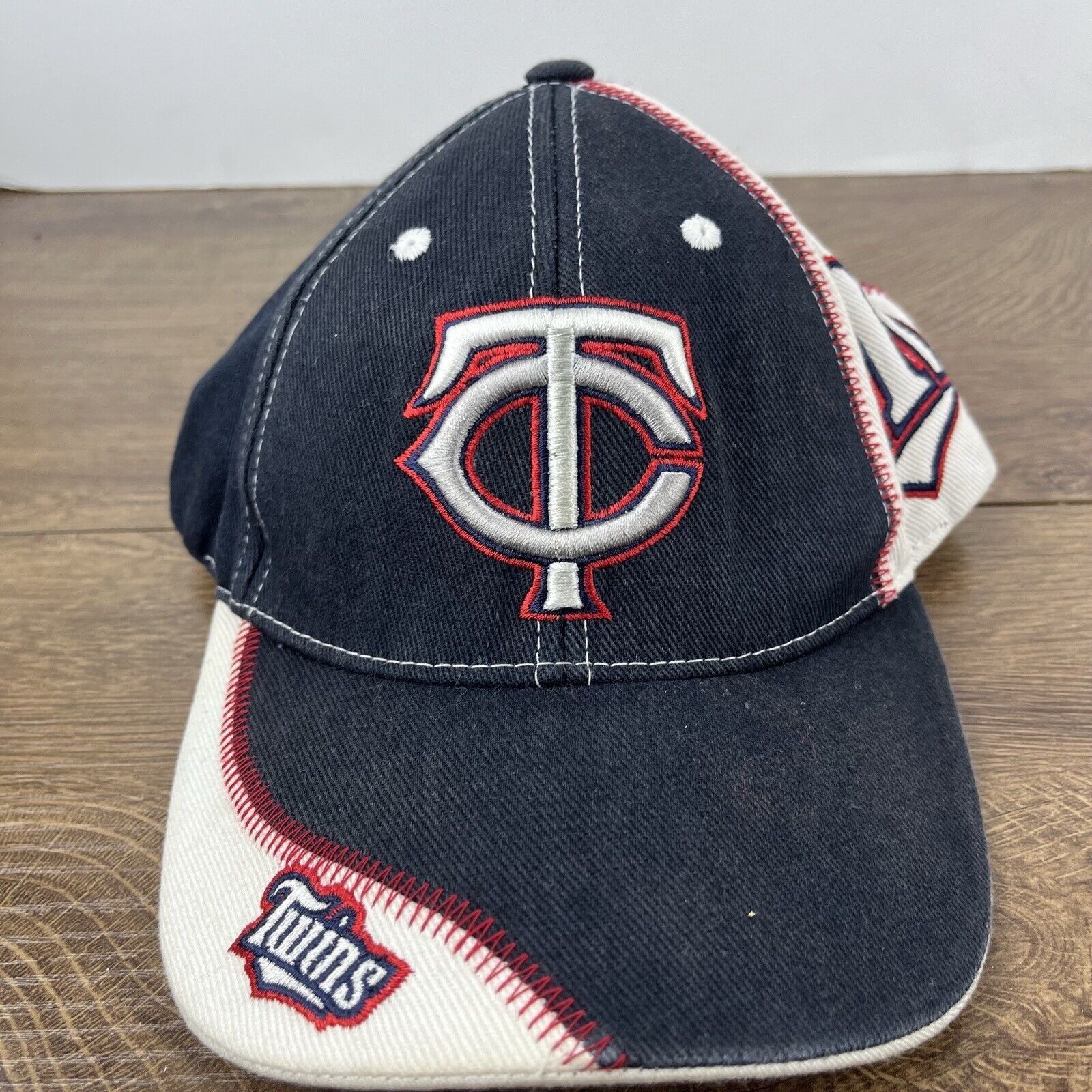 Other Minnesota Twins Blue Hat Blue MLB Twins Adjustable Hat Blue Size ONE SIZE - 5 Thumbnail