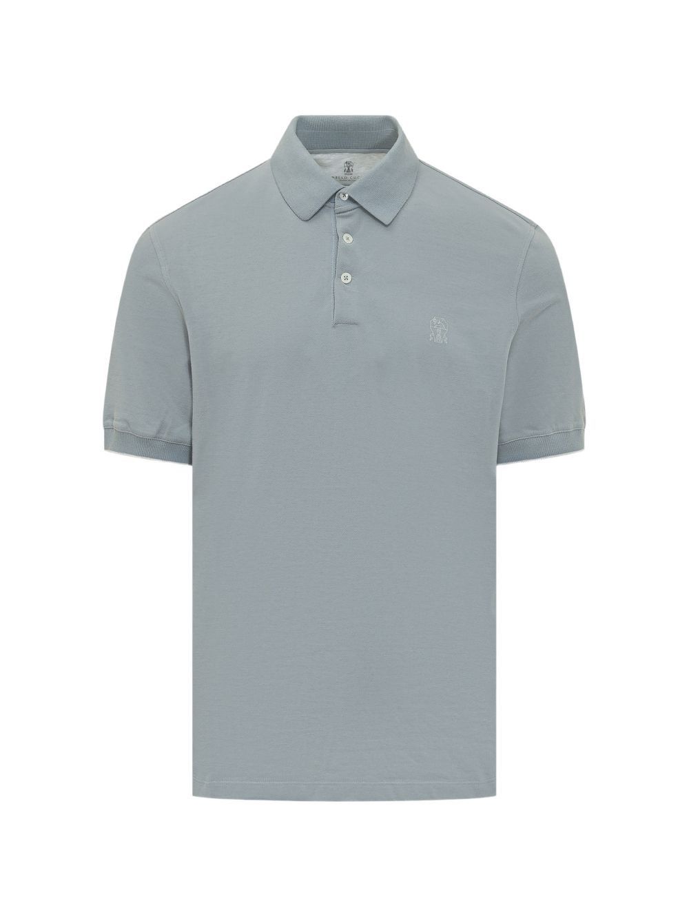 Brunello Cucinelli LOGO COTTON POLO SHIRT Size US S / EU 44-46 / 1 - 1 Thumbnail