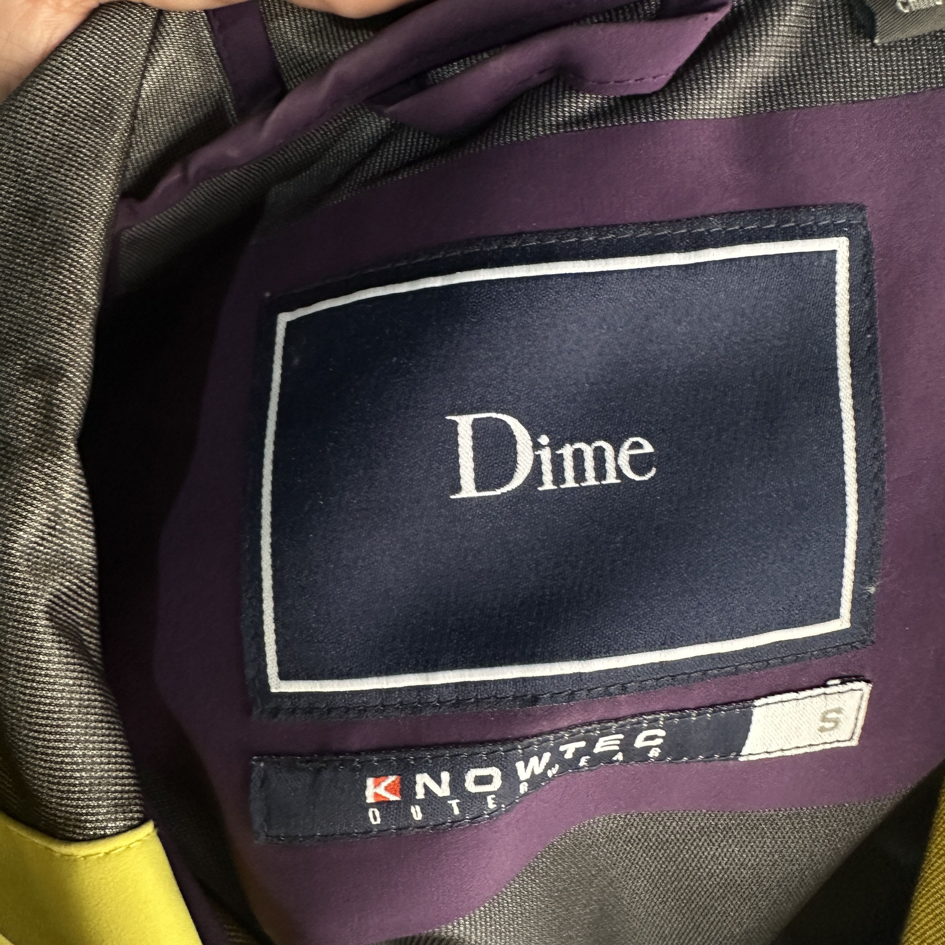 Dime Dime MTL Geometric Windbreaker Jacket Mens Small Lightweight Size US S / EU 44-46 / 1 - 11 Thumbnail