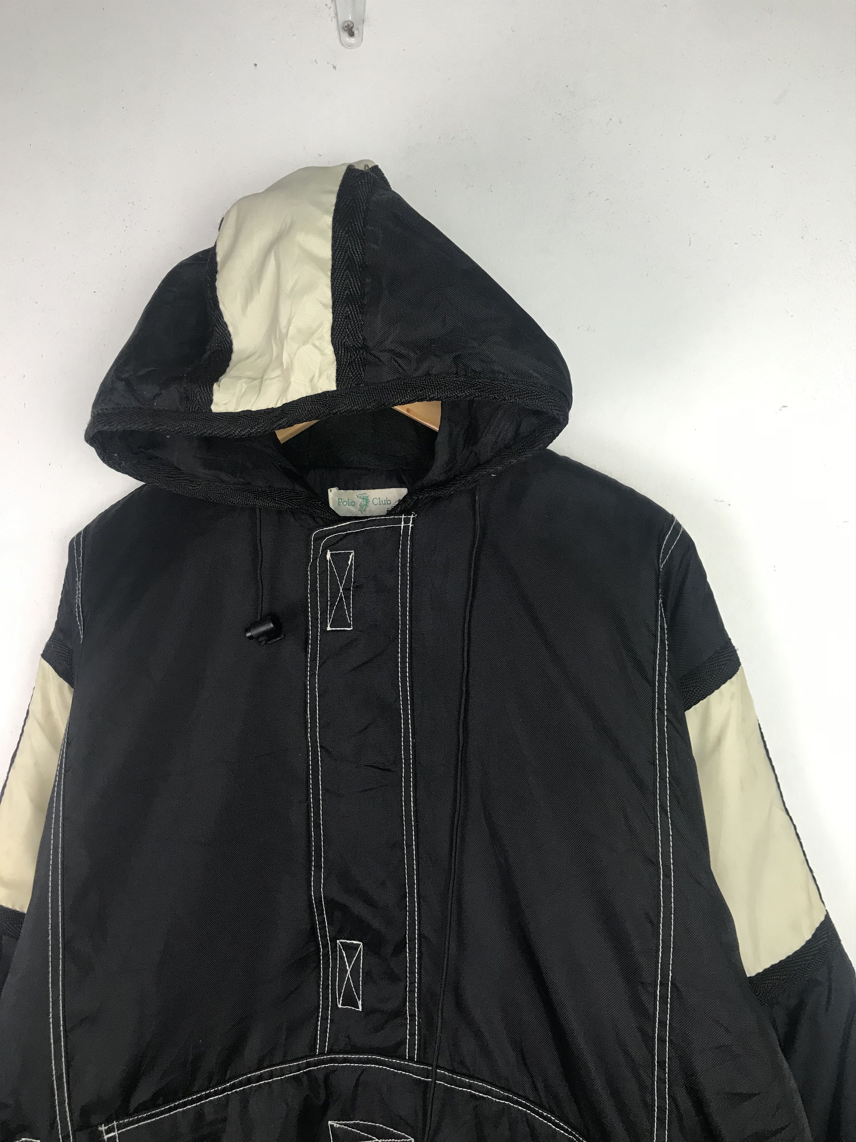 Japanese Brand × Polo Ralph Lauren × Vintage Polo Half Zipper Anorak jacket Rare Design Size US L / EU 52-54 / 3 - 5 Thumbnail