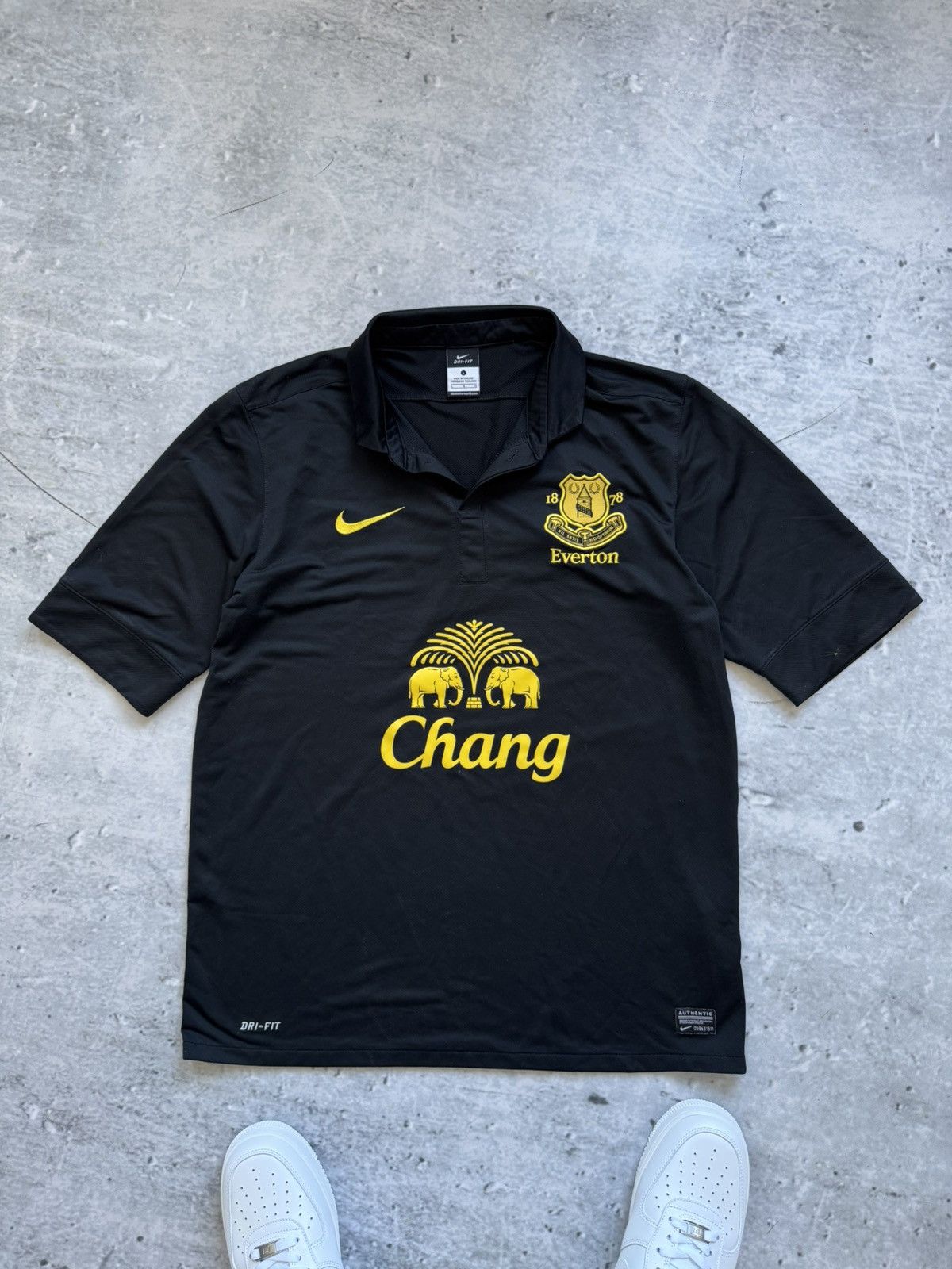 Nike × Vintage Nike Chang dri-fit jersey soccer tee Everton Size US L / EU 52-54 / 3 - 1 Thumbnail