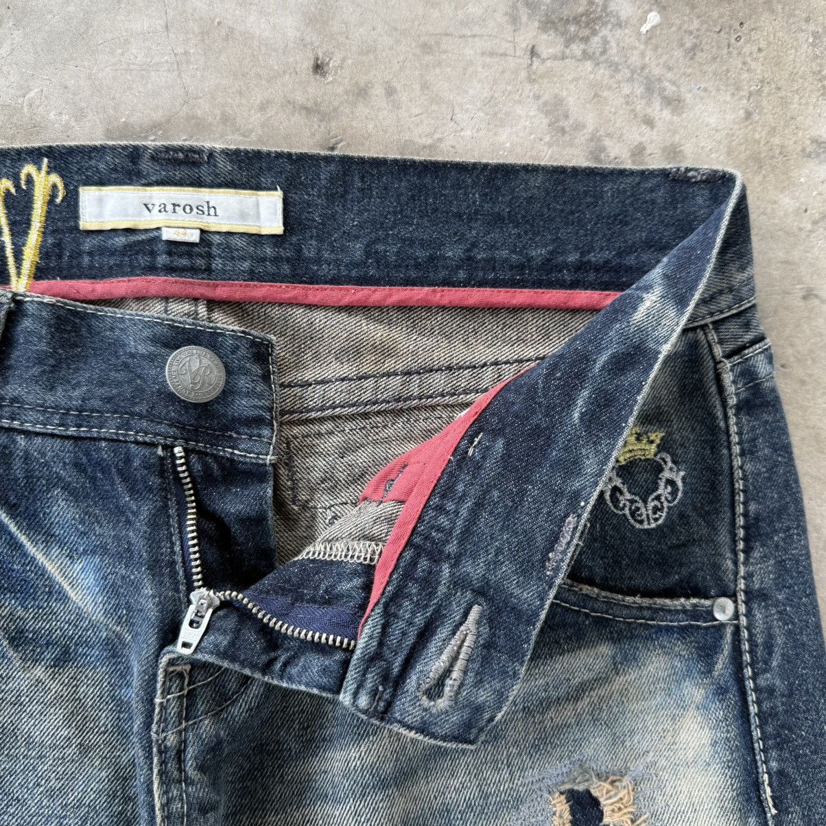 Japanese Brand W32 Vintage Varosh Selvedge Flare Boot cut Rusty Denim Jean Size US 32 / EU 48 - 9 Thumbnail