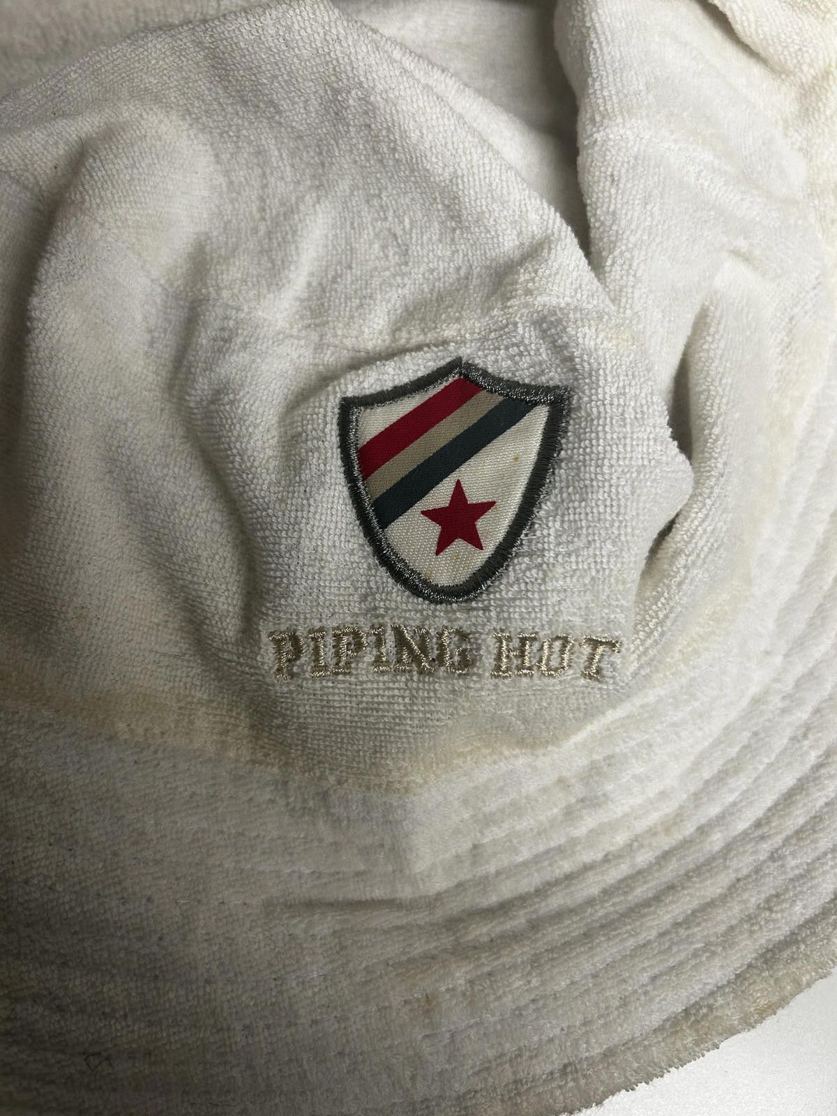 Designer Piping Hot Beige Bucket Hat with Logo Size ONE SIZE - 4 Thumbnail