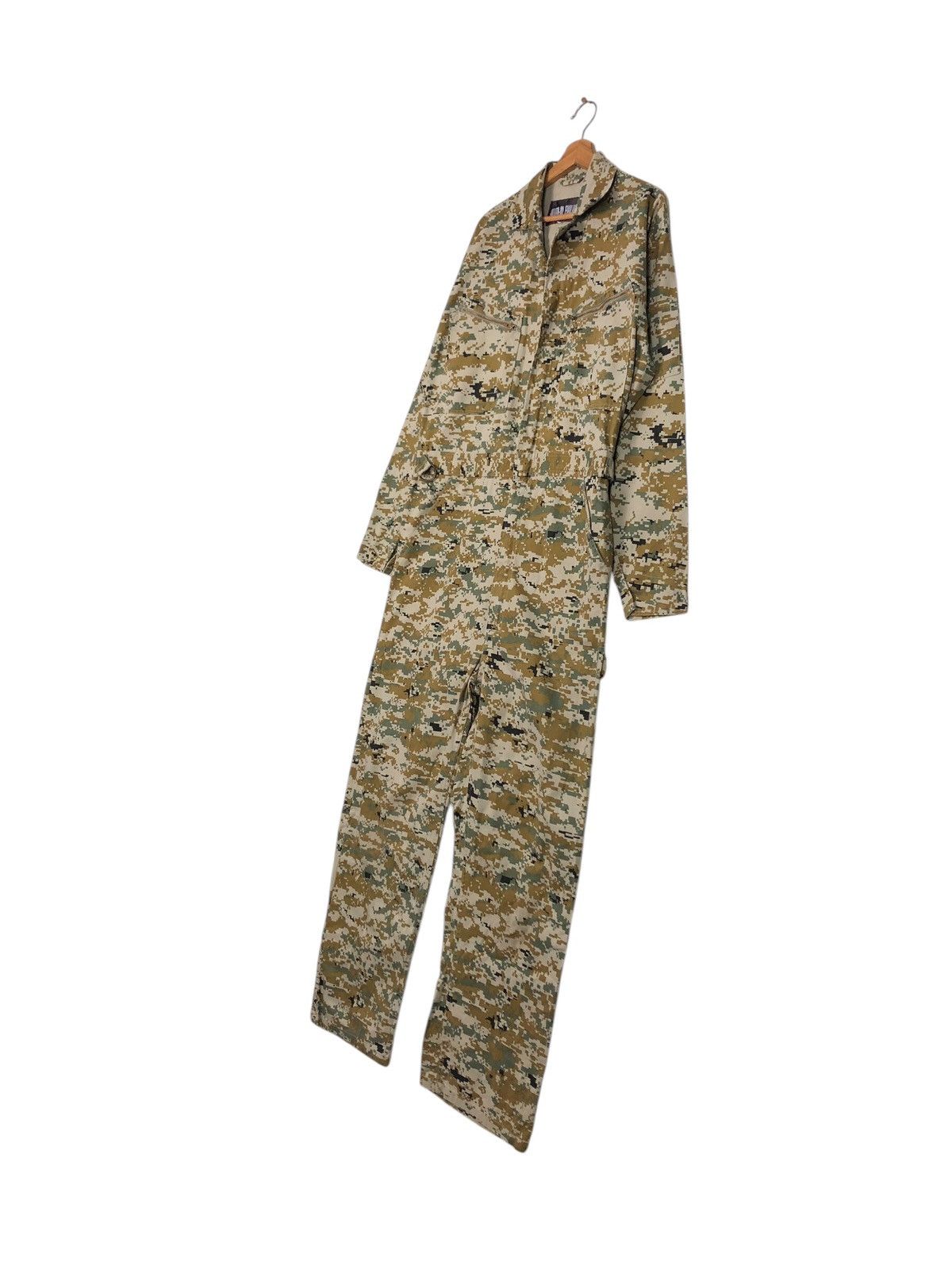 Japanese Brand Camouflage Military Design Jumper Coverall Auto Bi Evolutio Size US 38 / EU 54 - 3 Thumbnail